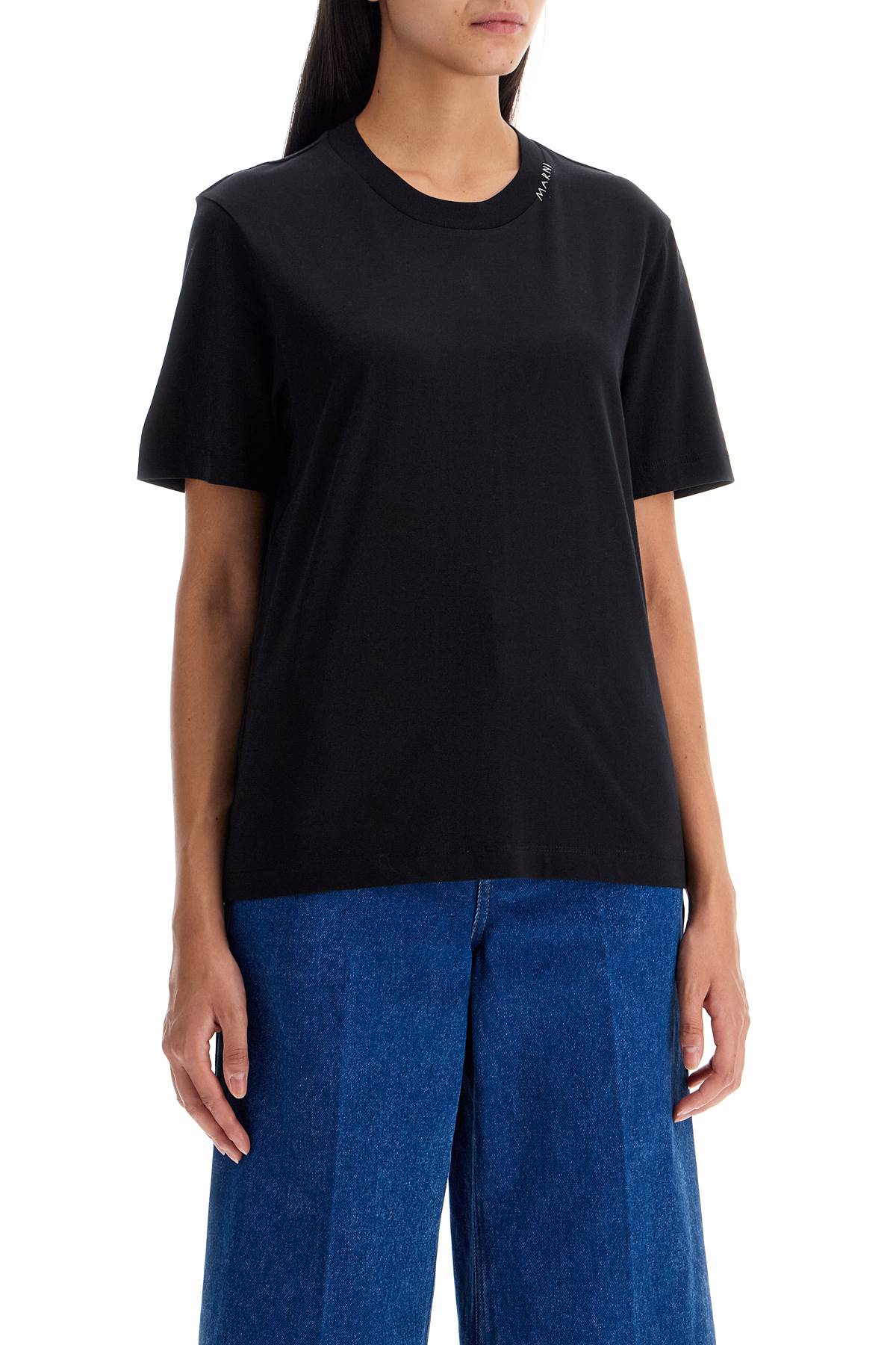 Shop Marni Organic Cotton Tripack T In Mineral Ice (white)