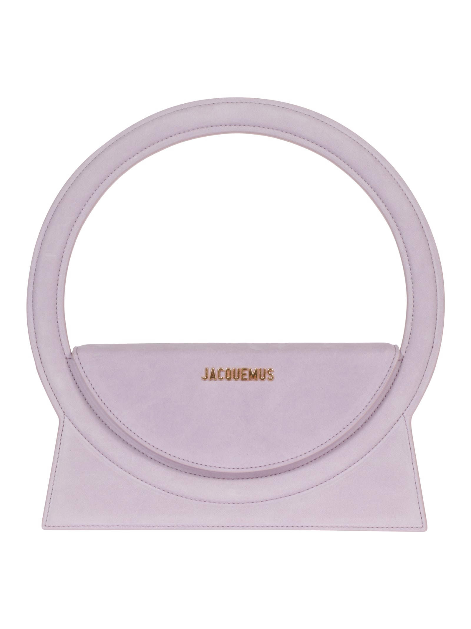 Jacquemus Purple Le Sac Rond Leather Shoulder Bag