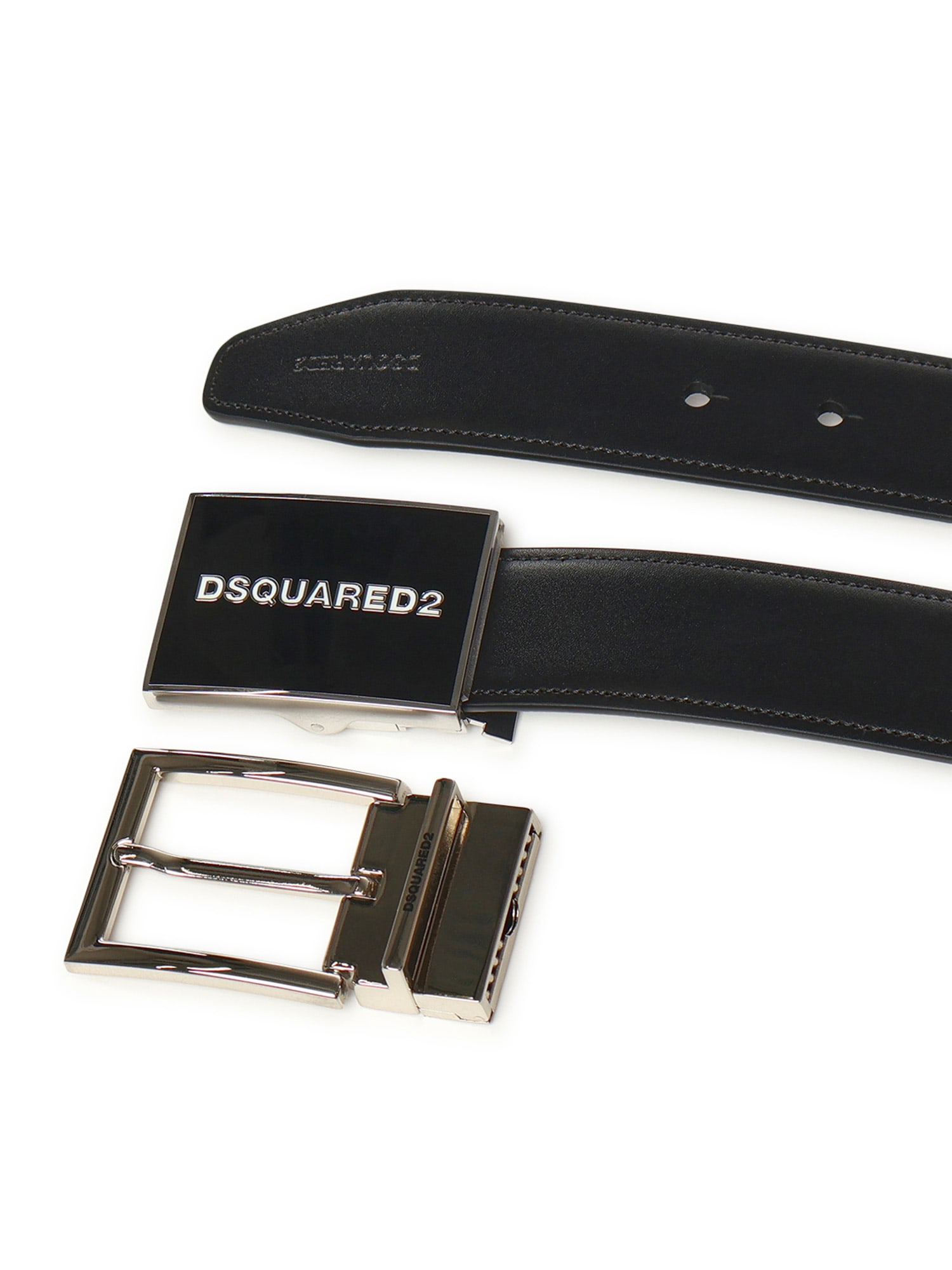 Dsquared2 Men 4-in-1 Belt Gift Box In Black