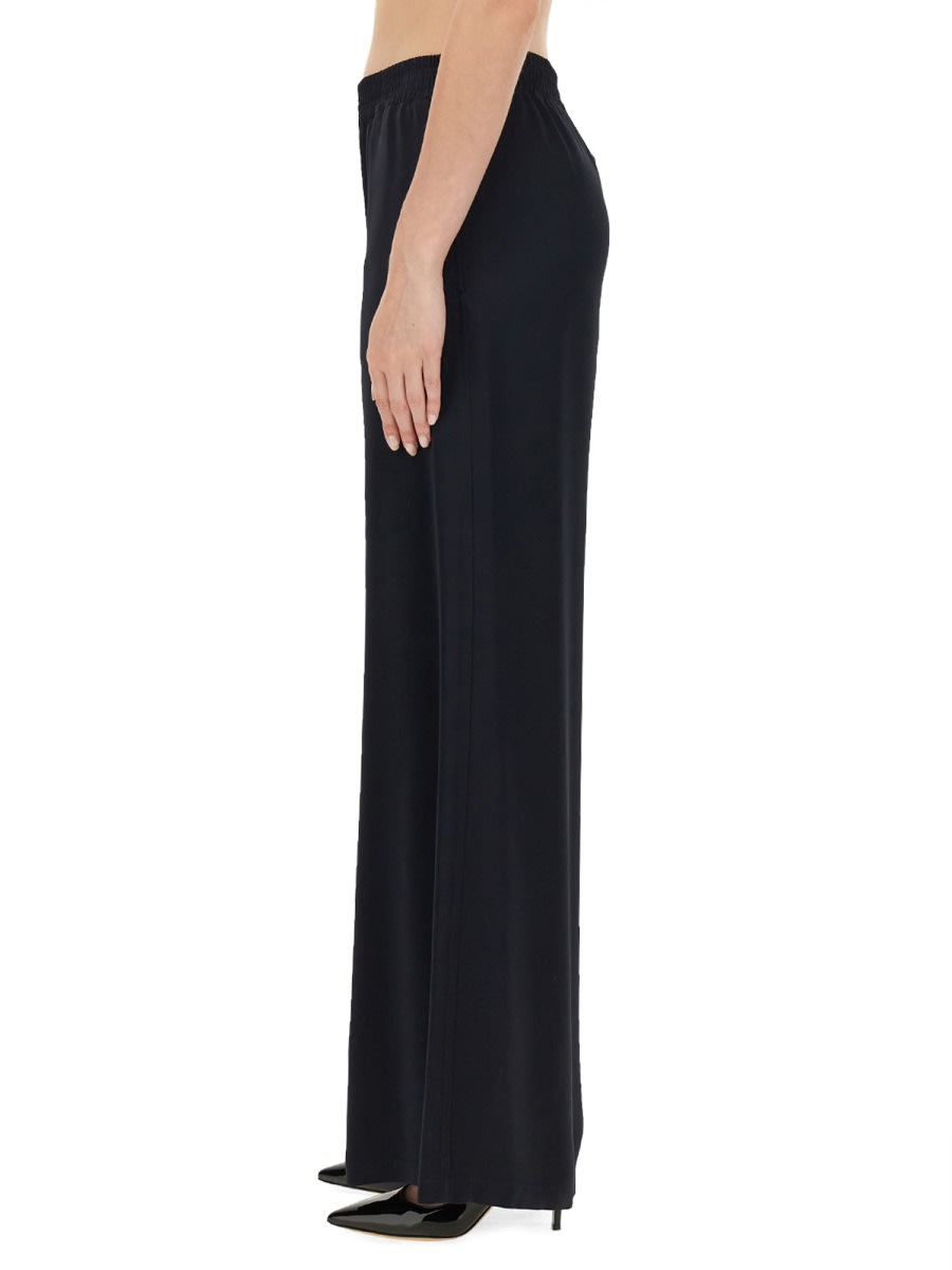 Shop Fabiana Filippi Wide Leg Pants In Blue