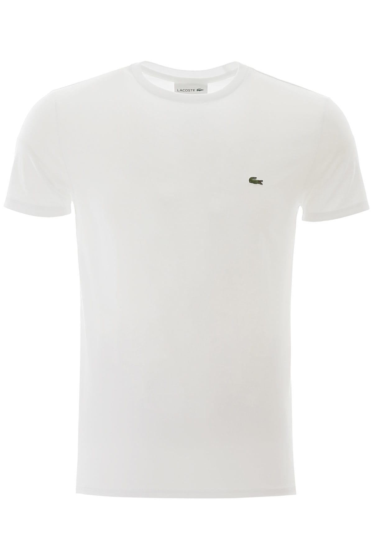 LACOSTE T-SHIRT WITH EMBROIDERED LOGO PATCH,11240675