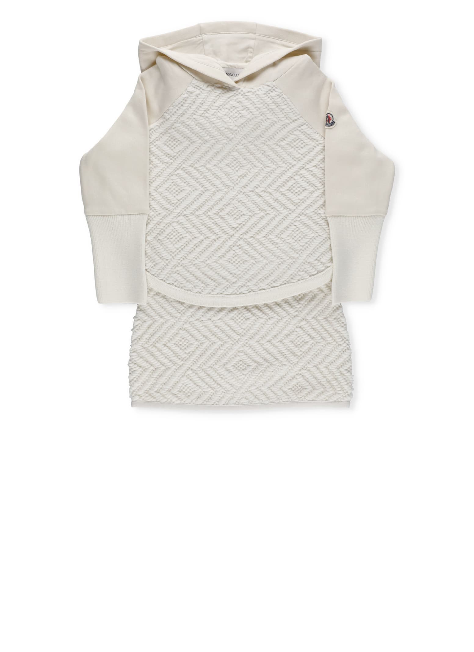 Moncler Kids' Two Piece Suit In White
