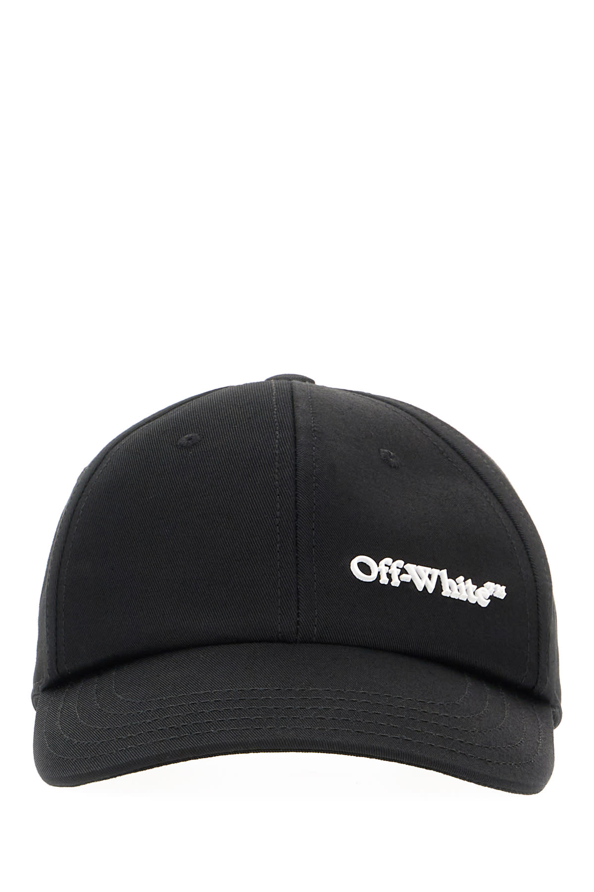 Off-white Black Cotton Baseball Cap