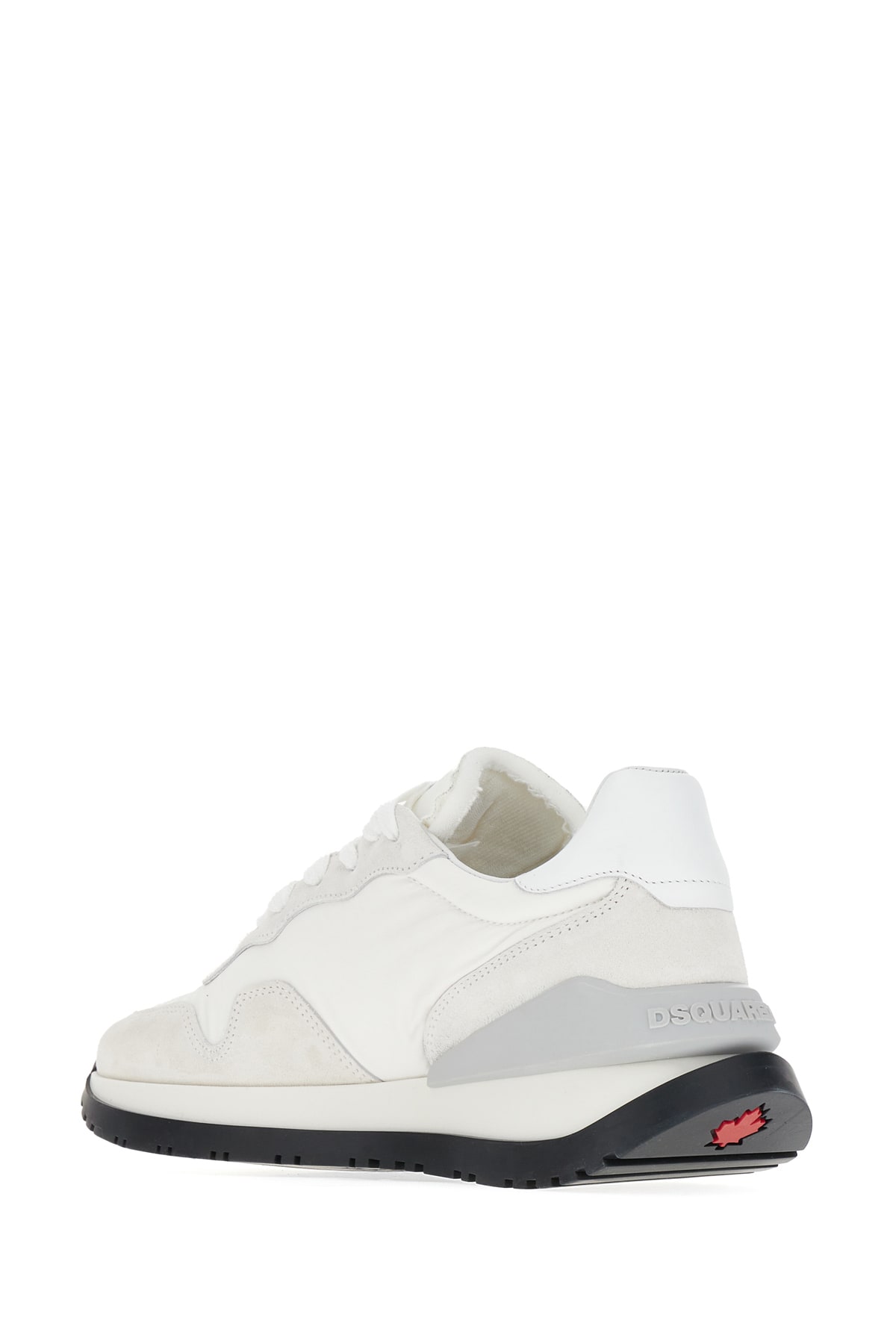 Shop Dsquared2 Two-tone Suede And Nylon Running Sneakers In 1062