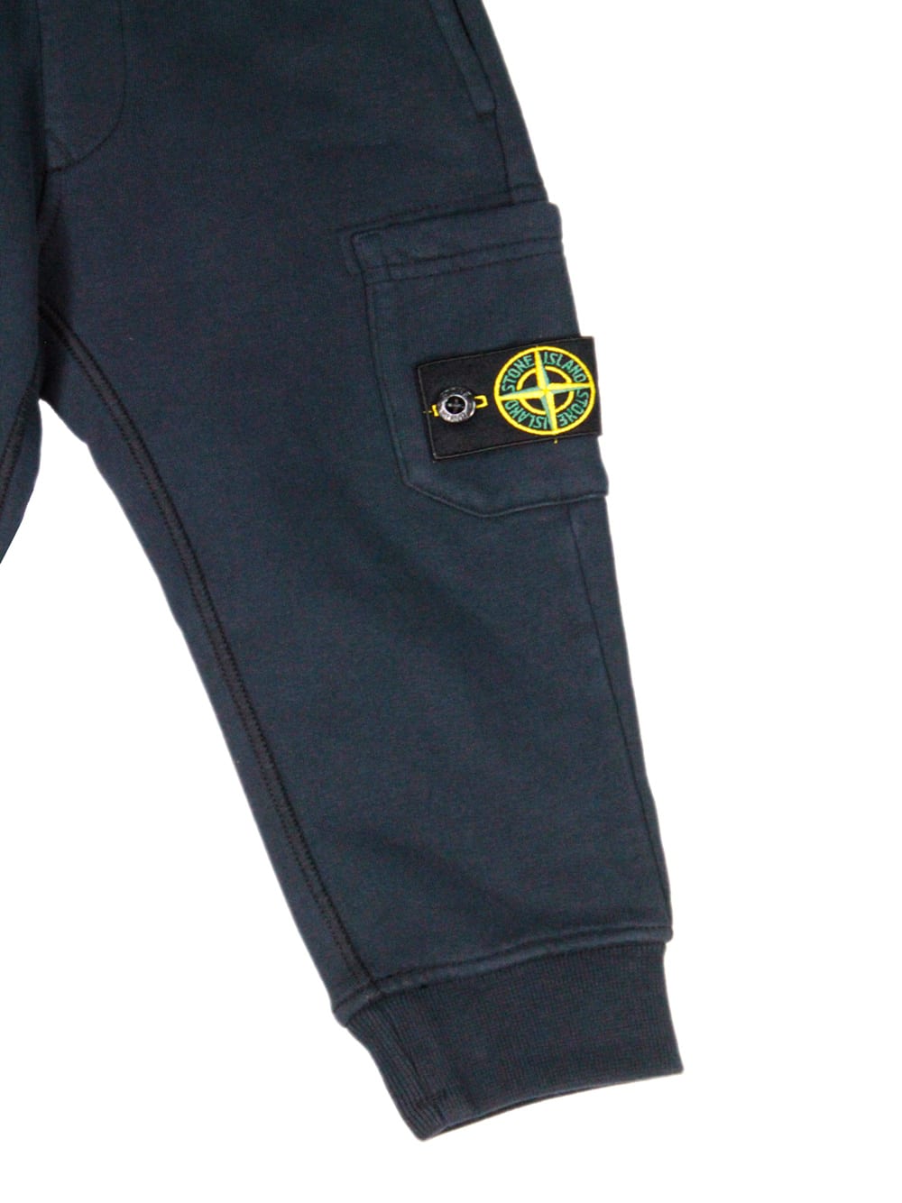 Stone Island Bottoms In Blue