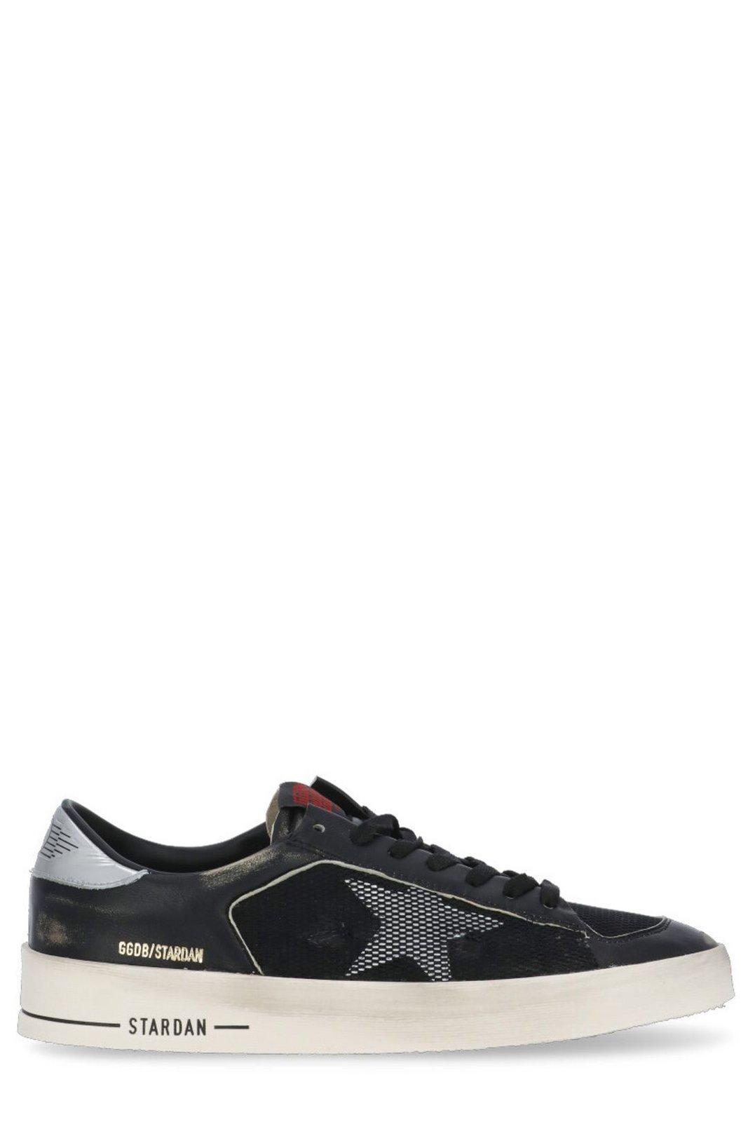 Shop Golden Goose Stardan Sneakers In Black