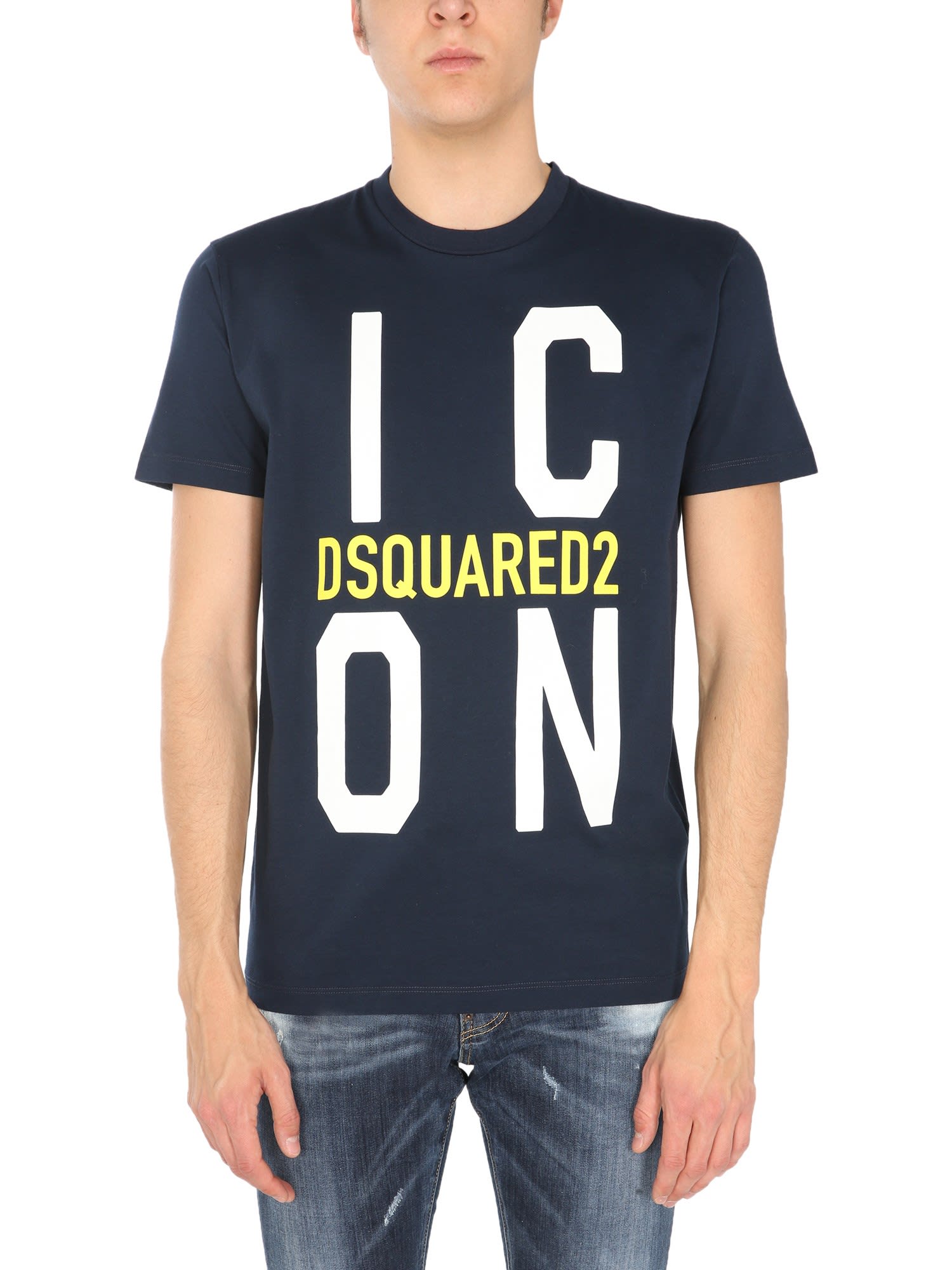 DSQUARED2 T-SHIRT WITH LOGO,S79GC0021 S23009478