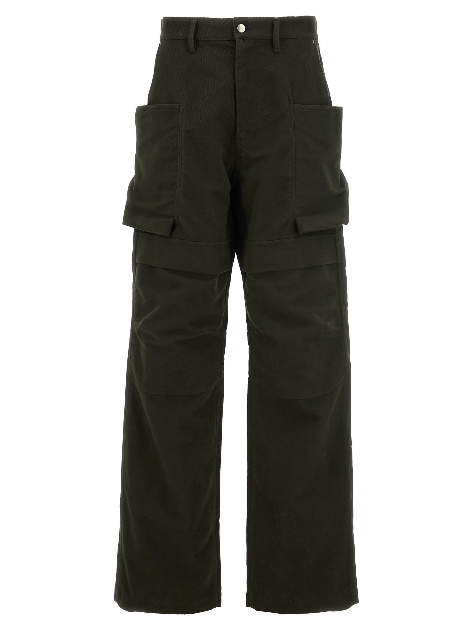 Shop Rick Owens Stefan Cargo Pants In Green