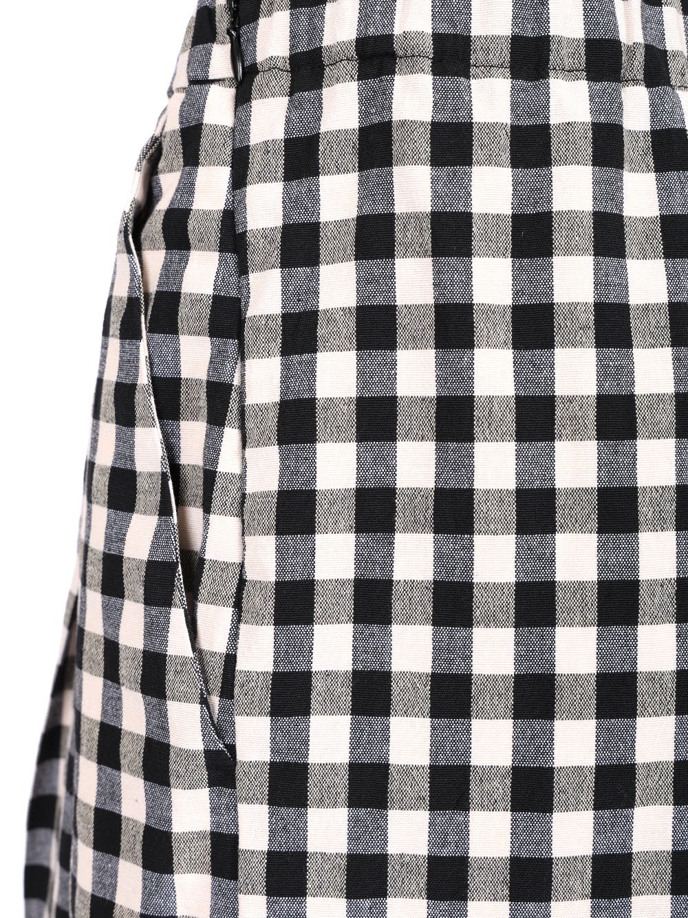 FORTE FORTE GINGHAM WIDE LEG PANTS