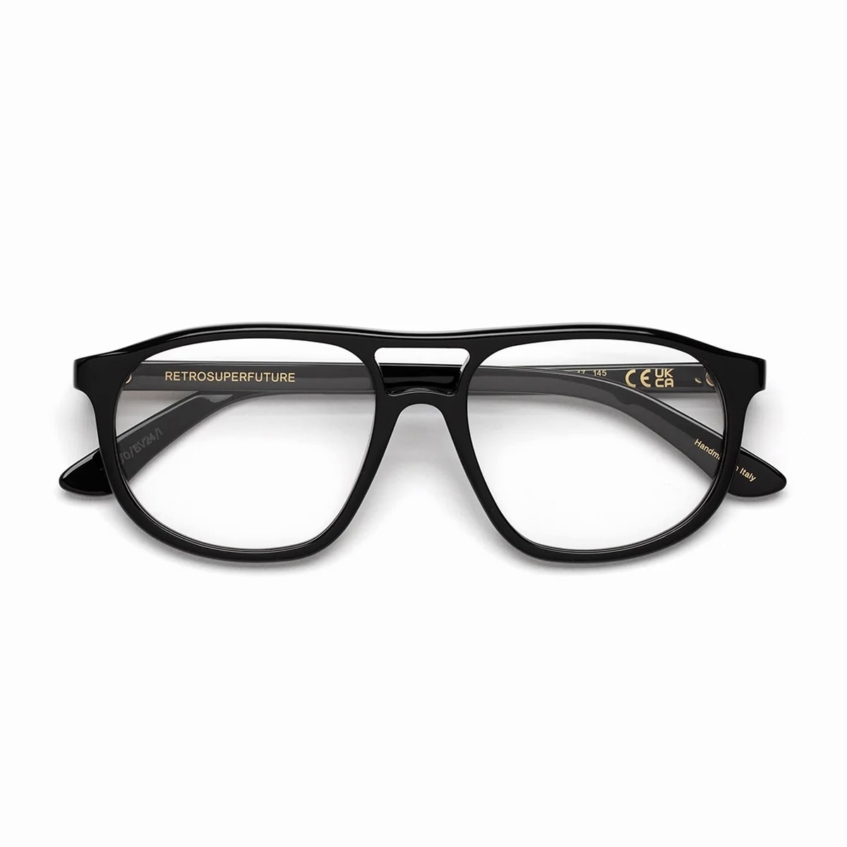 Retrosuperfuture Pilot-frame Glasses In Black