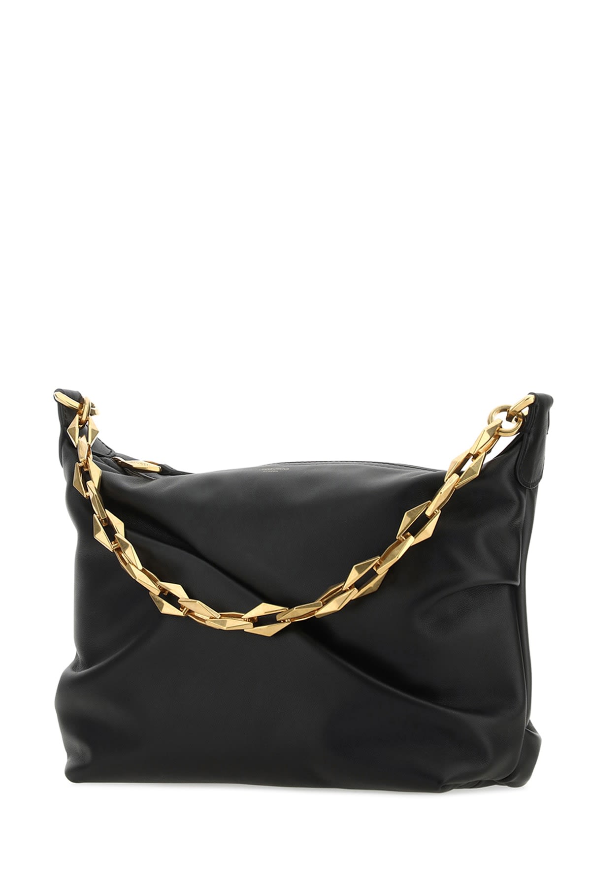 Shop Jimmy Choo Borsa In Blackgold