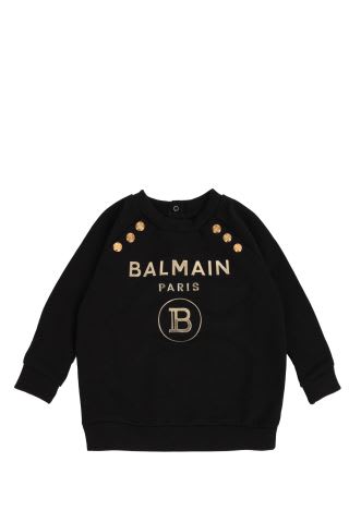 Balmain Cotton Sweatshirt With Print