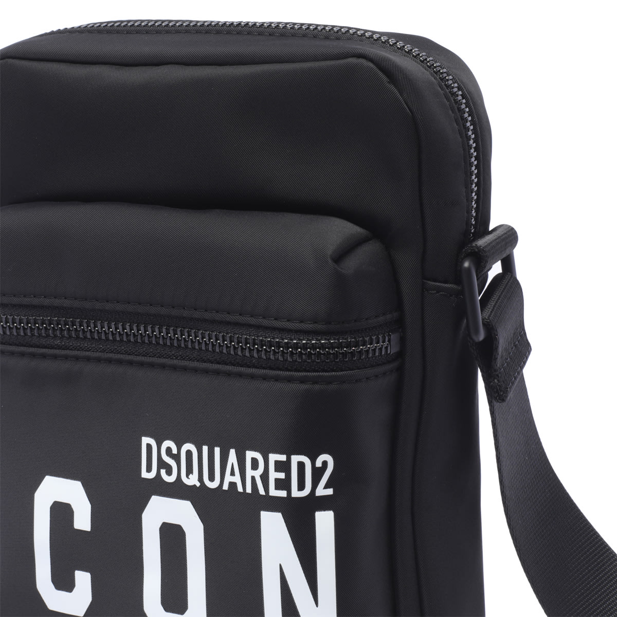 Shop Dsquared2 Be Icon Crossbody Bag In Black