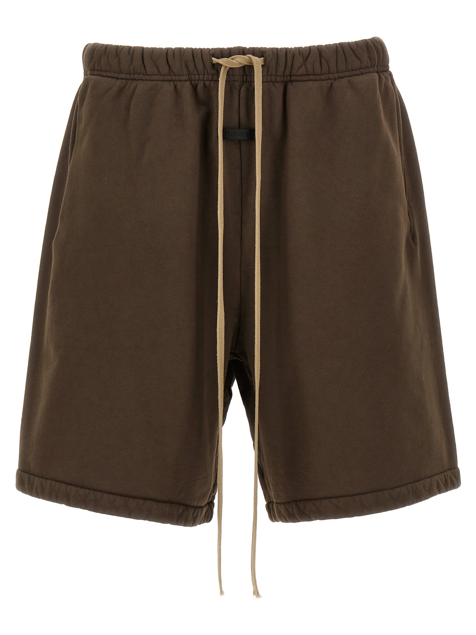 Shop Fear Of God Relaxed Shorts In Green
