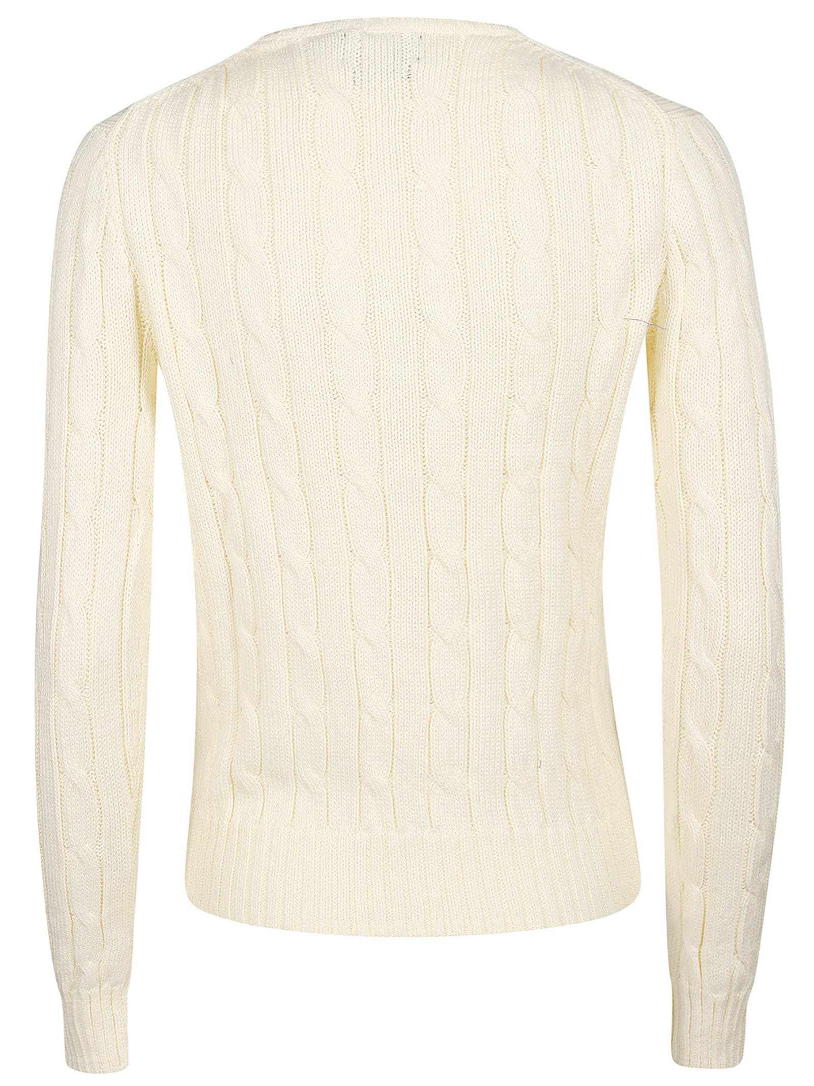 Shop Polo Ralph Lauren Julianna Sweater In Cream