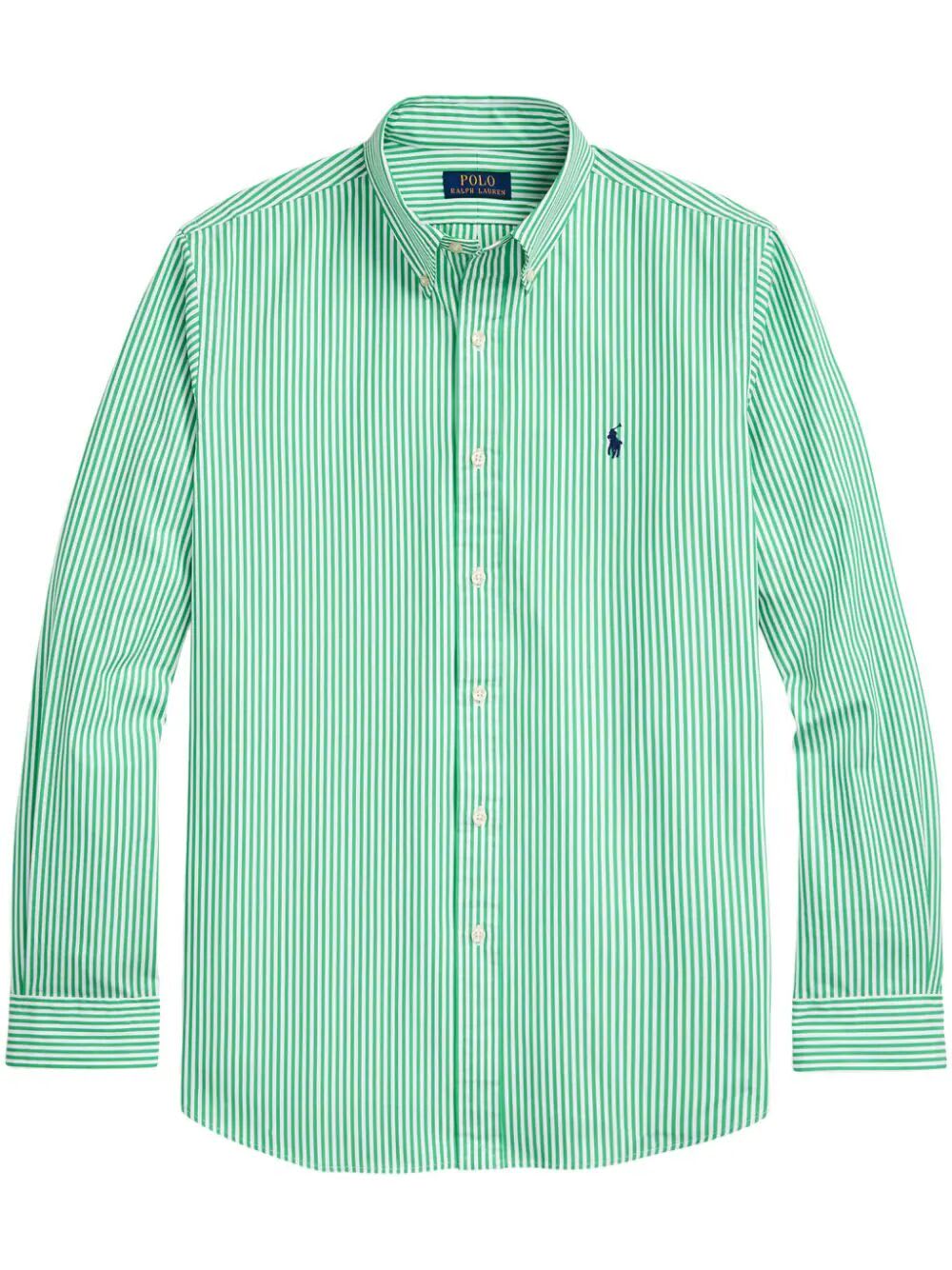 Shop Polo Ralph Lauren Slim Fit Sport Shirt In T Summer Emerald White