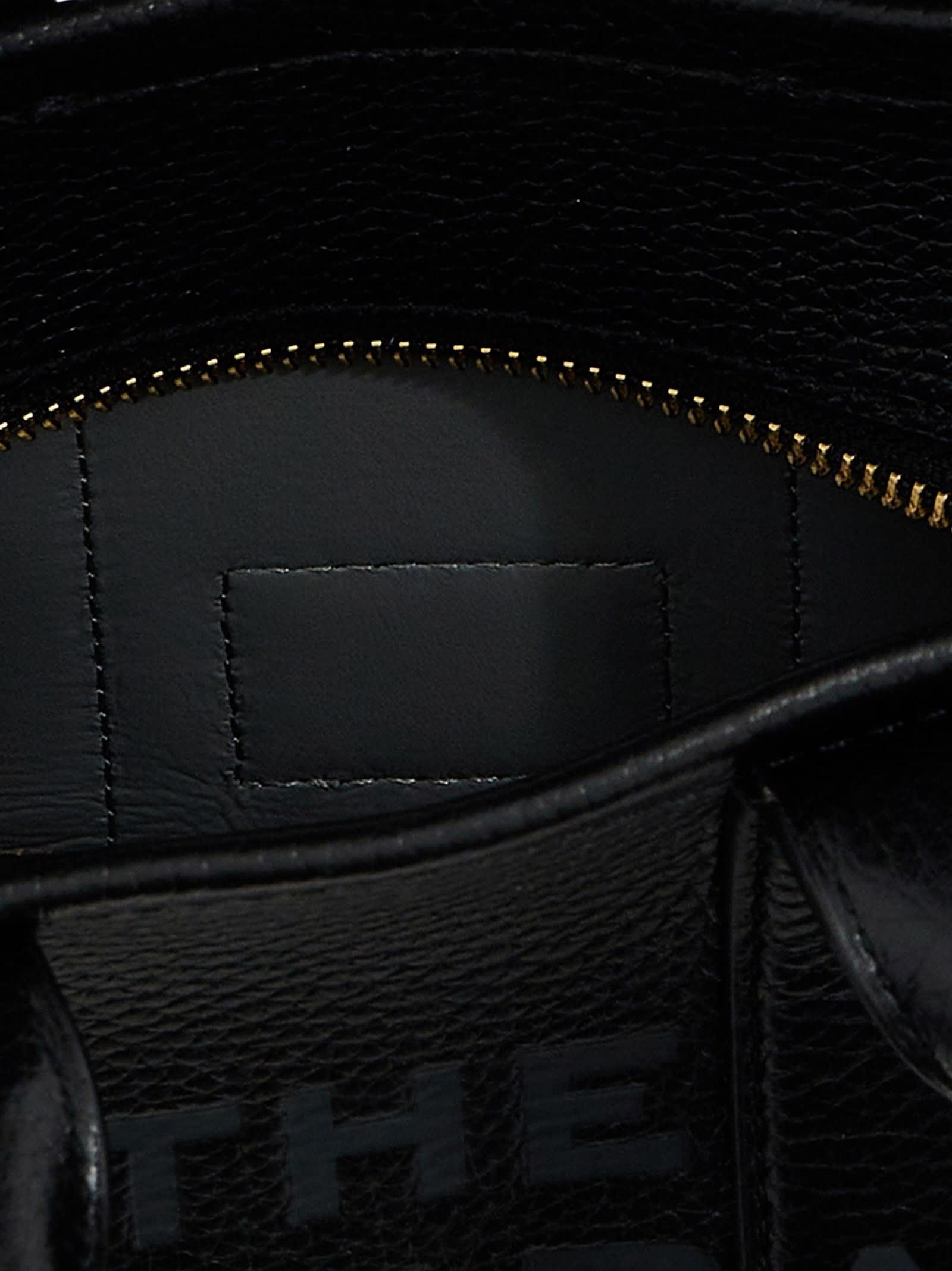 Shop Marc Jacobs Shopping The Leather Micro Tote In Black