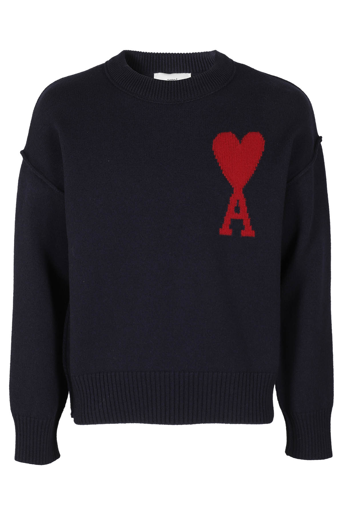 Red Adc Sweater In Night Blue Red