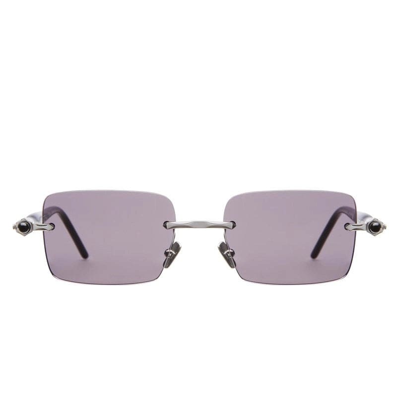 Kuboraum P56 Sibb - Silver, Black Matt + Black Shiny Sunglasses