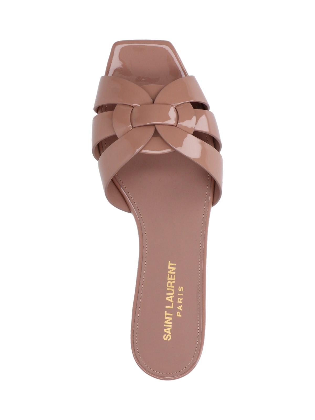 Shop Saint Laurent 05 Tribute Sandals In Pink