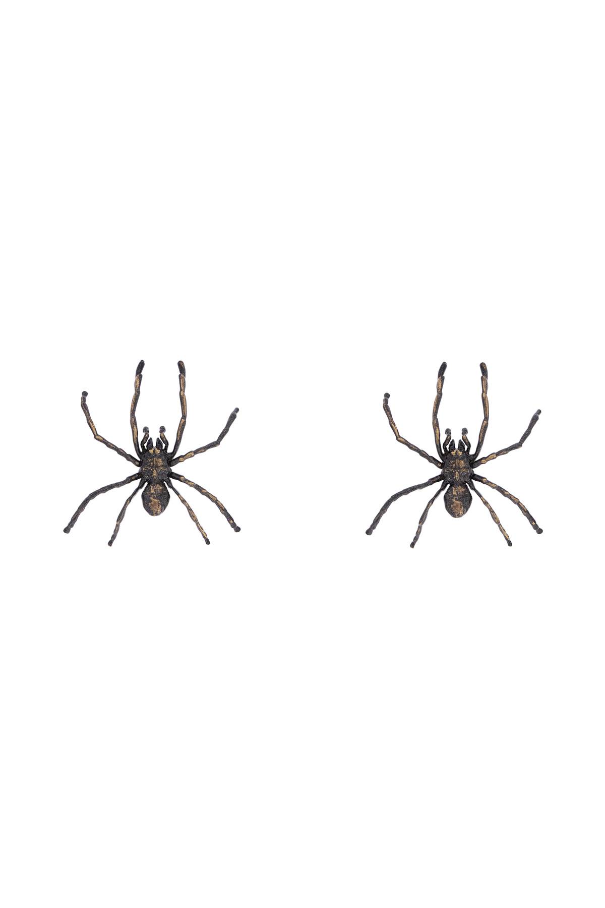 Shop Y/project Spider-shaped Earrings For A Unique And In Brushed Black/copper (grey)