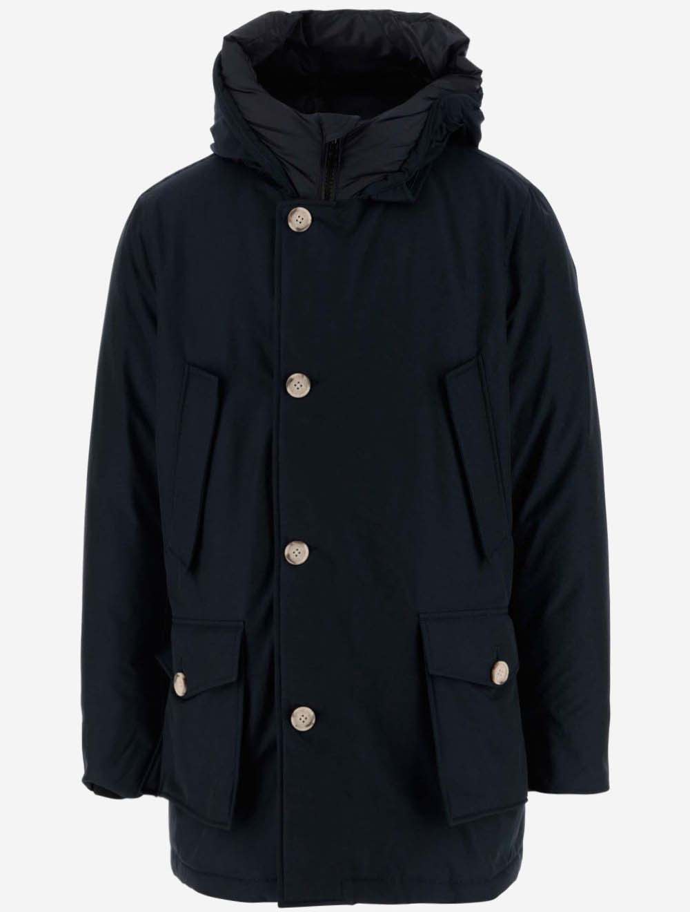 Shop Woolrich Arctic Parka In Ramar Cloth In Blu