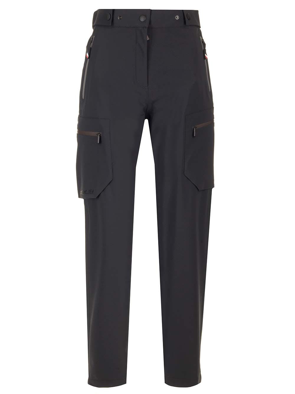 Shop Moncler Outdoor Trousers In Black