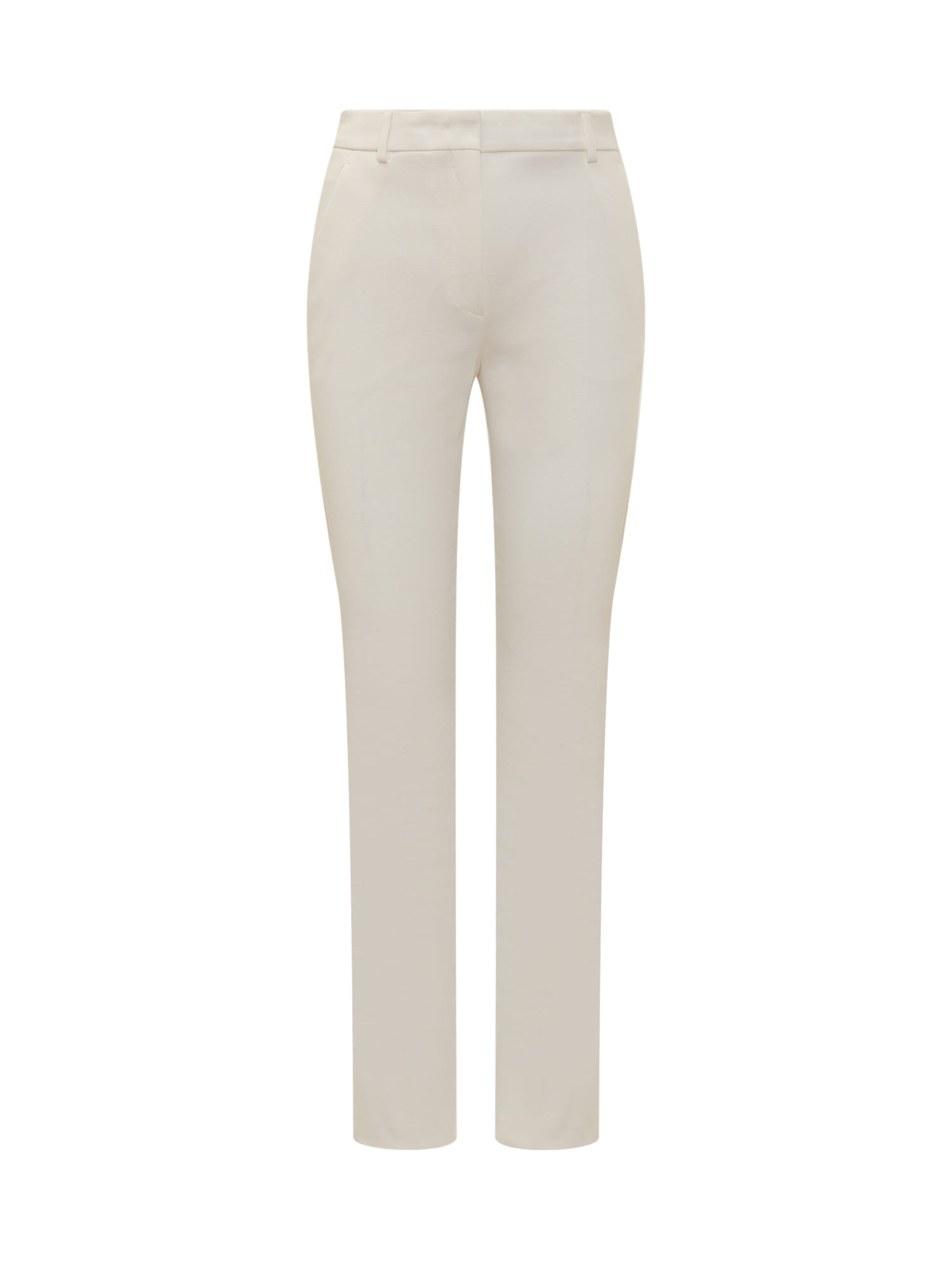 Shop Sportmax Pontida Trousers In Bianco