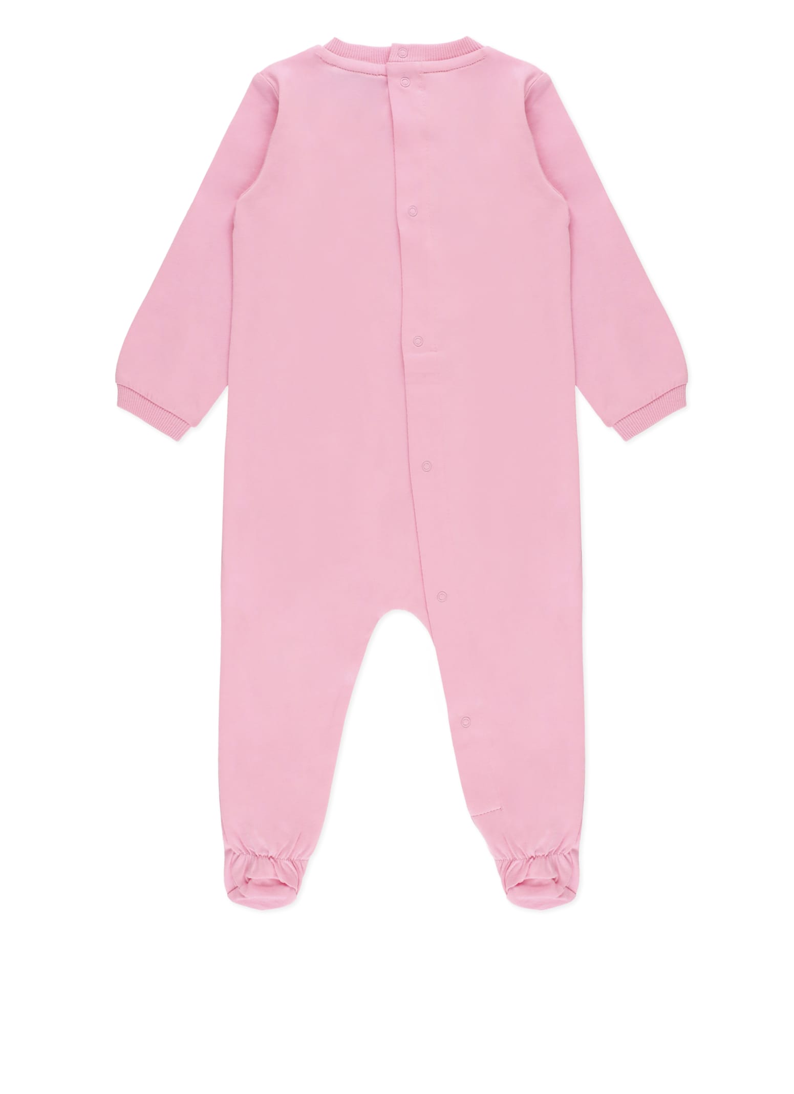 Shop Moschino Teddy Bear Onesie In Pink