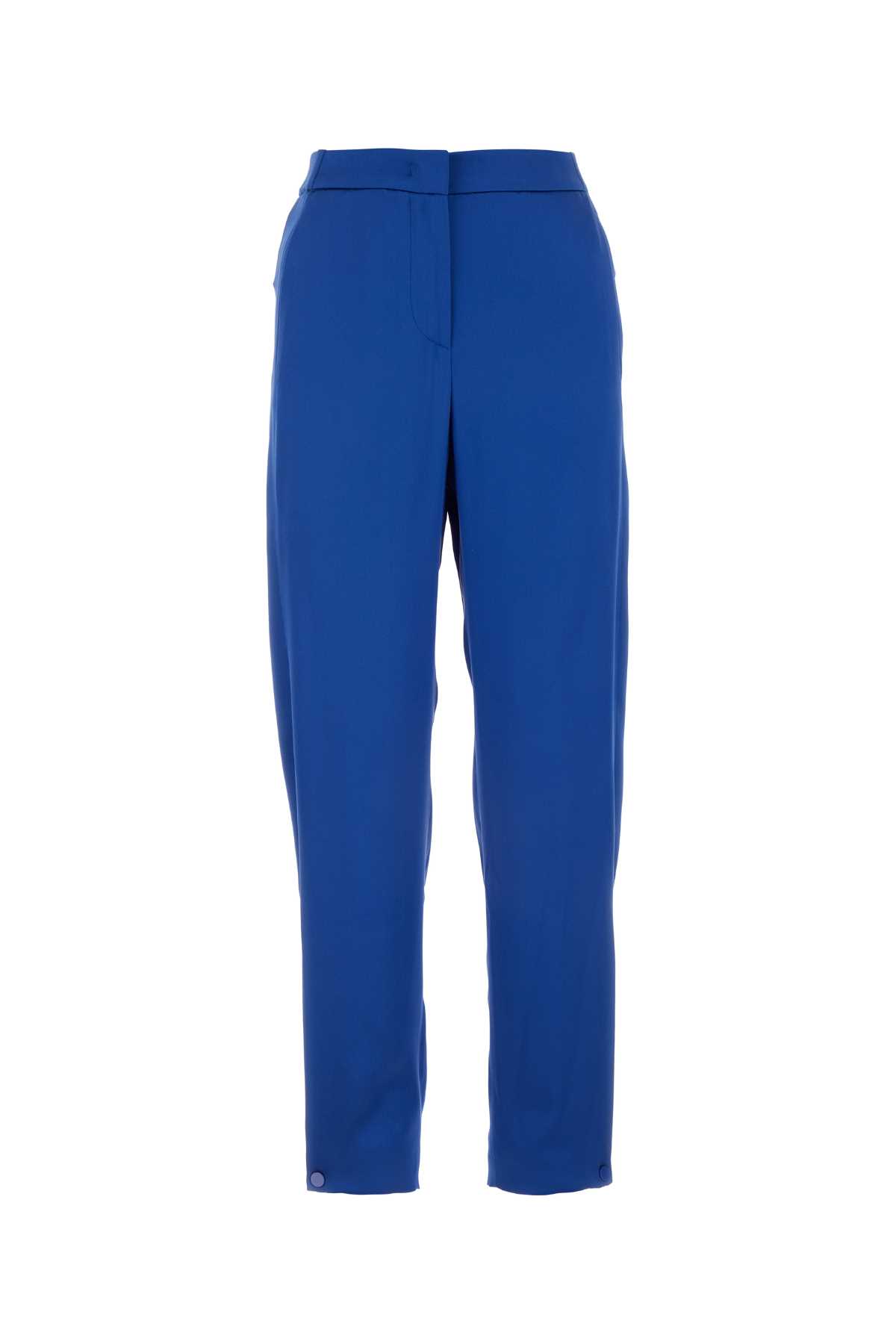 Electric Blue Silk Pant