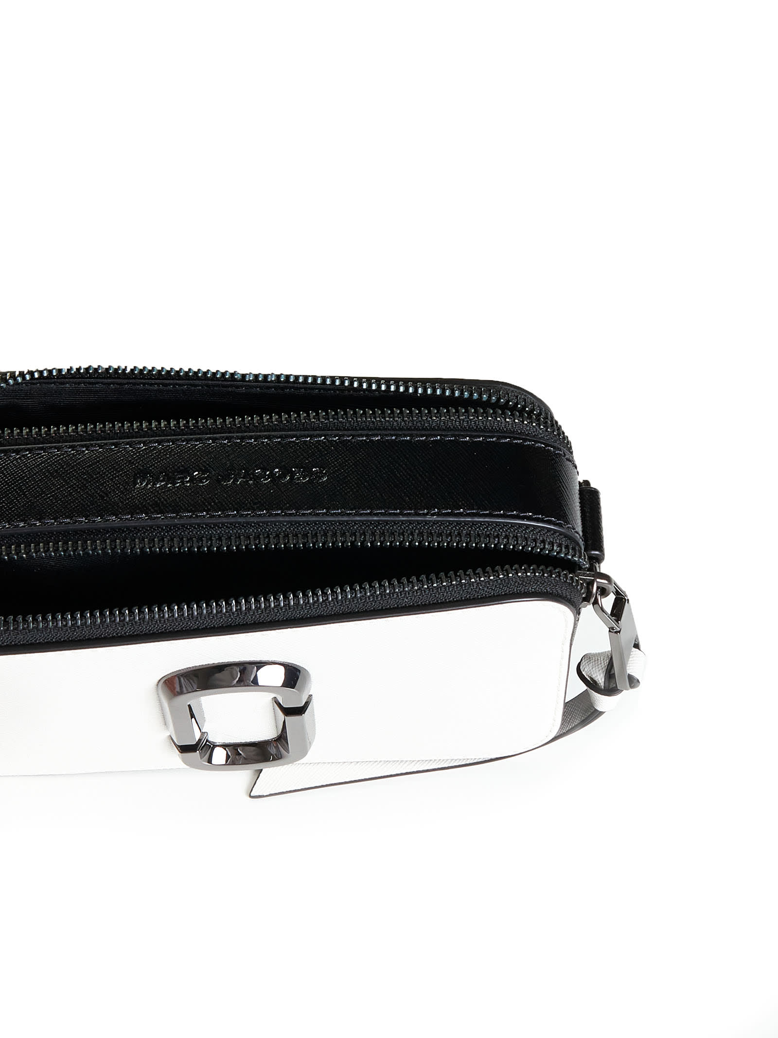 Marc Jacobs Ganni Twill Midi Trench In Black White