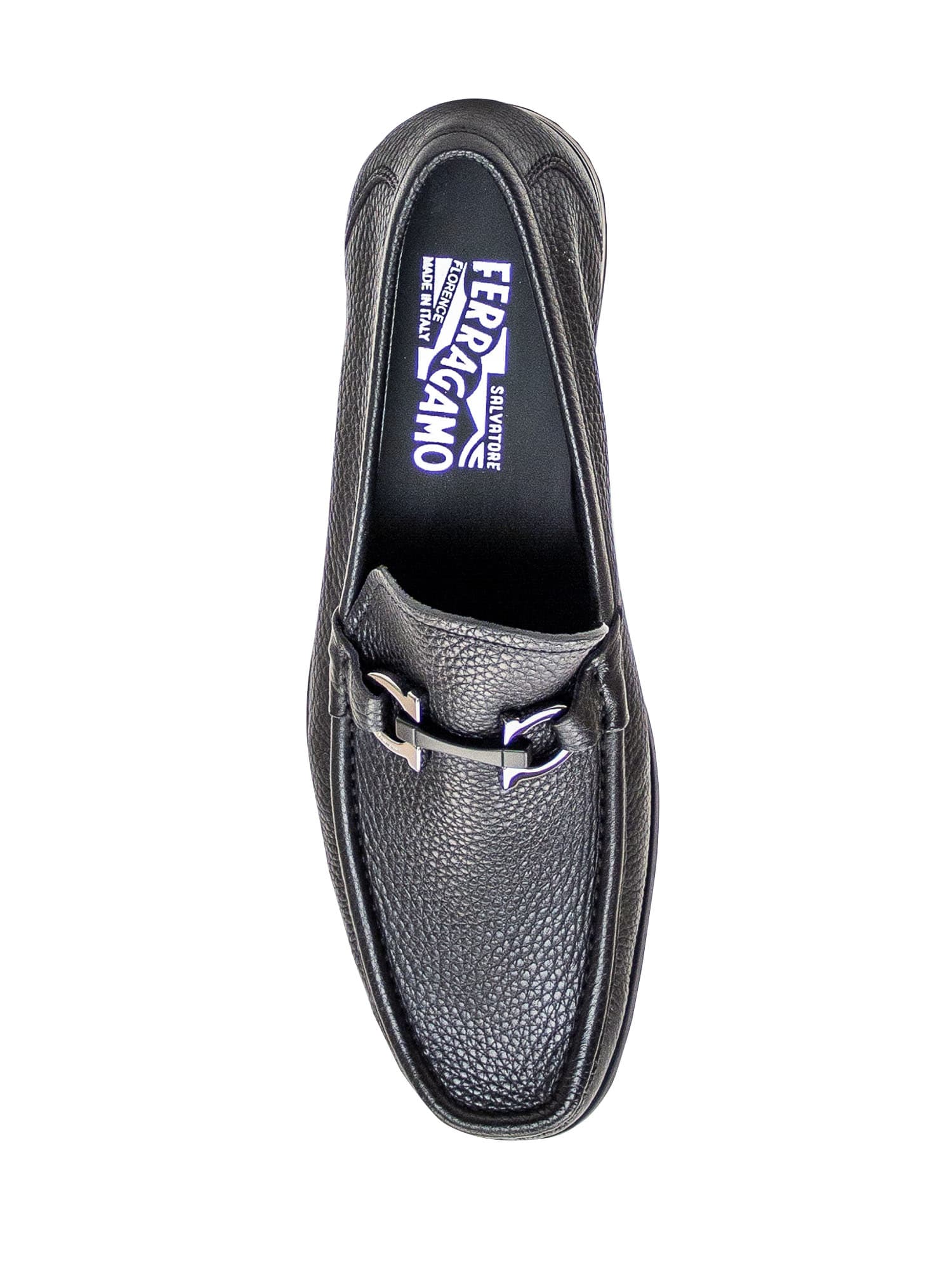 Shop Ferragamo Grandioso Loafer In Nero