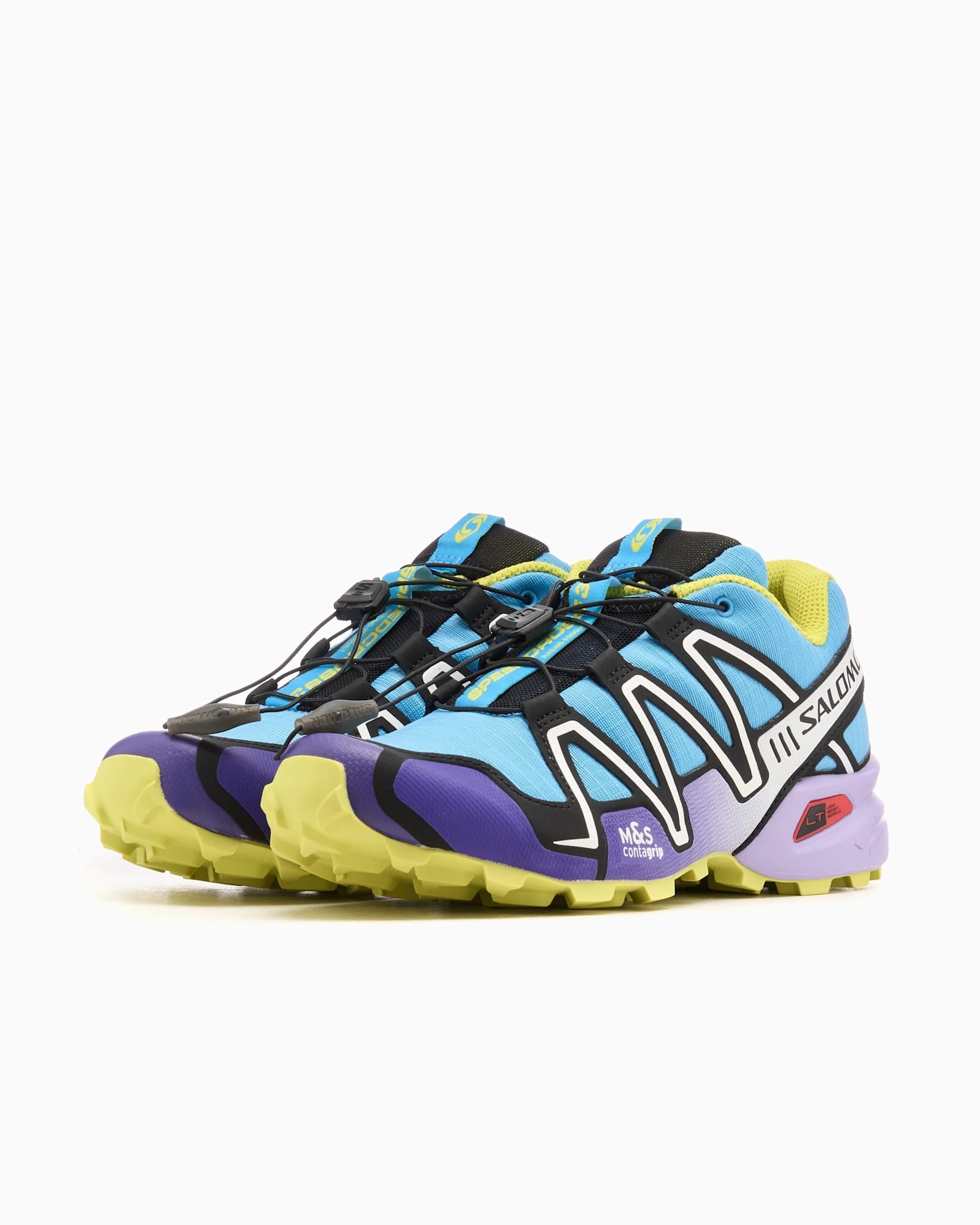 Salomon Multicolor Speedcross 3 Sneakers In Aquarius White Libert
