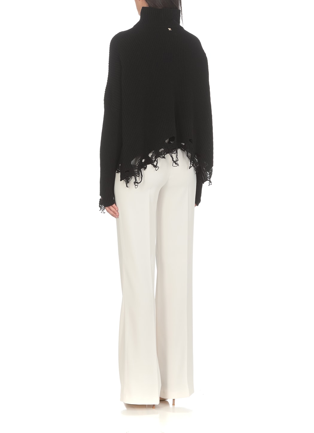 Pinko Wool Sweater In Black