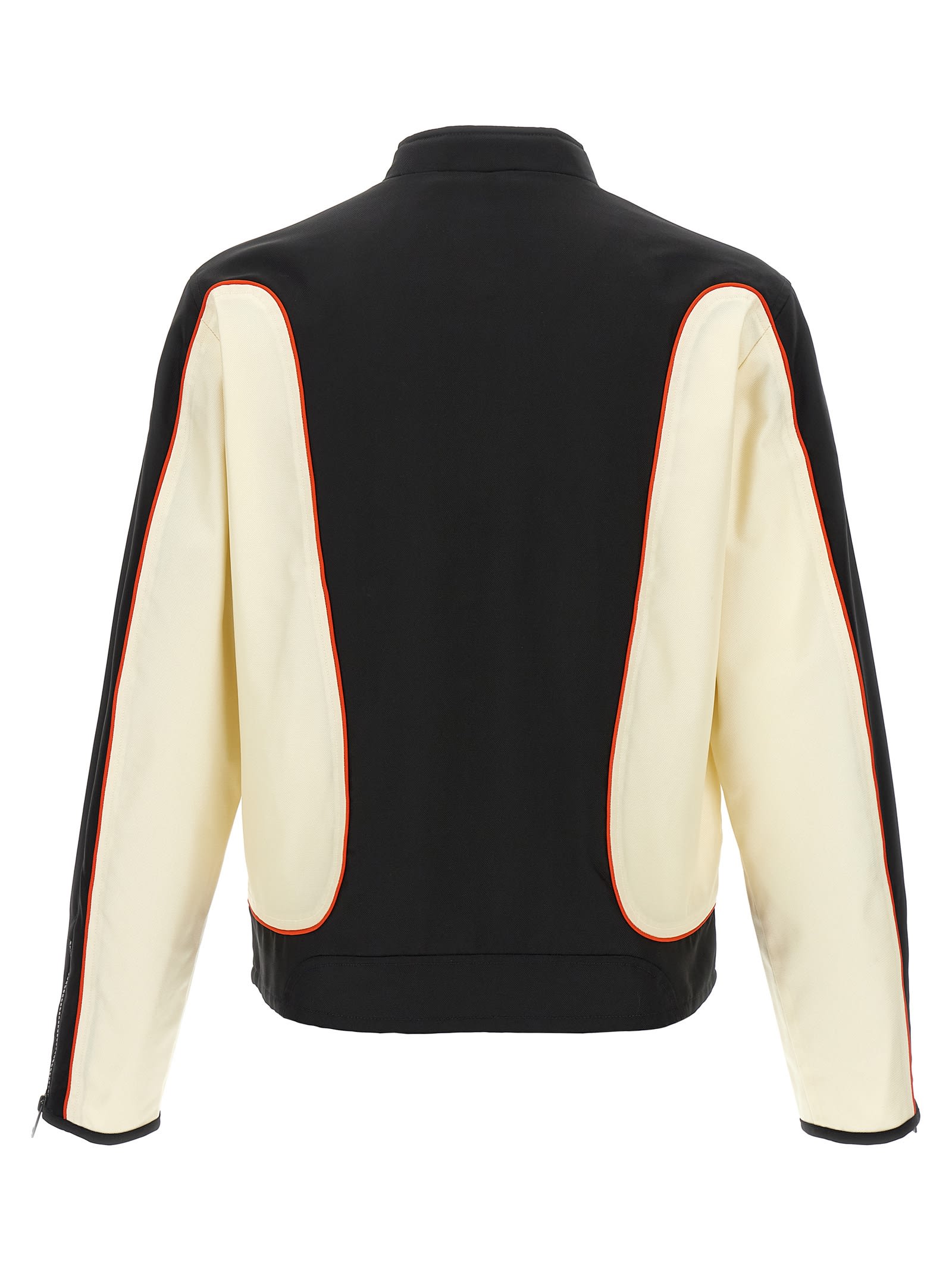 Diesel Blink Stand Collar Front Pockets Jacket In Black