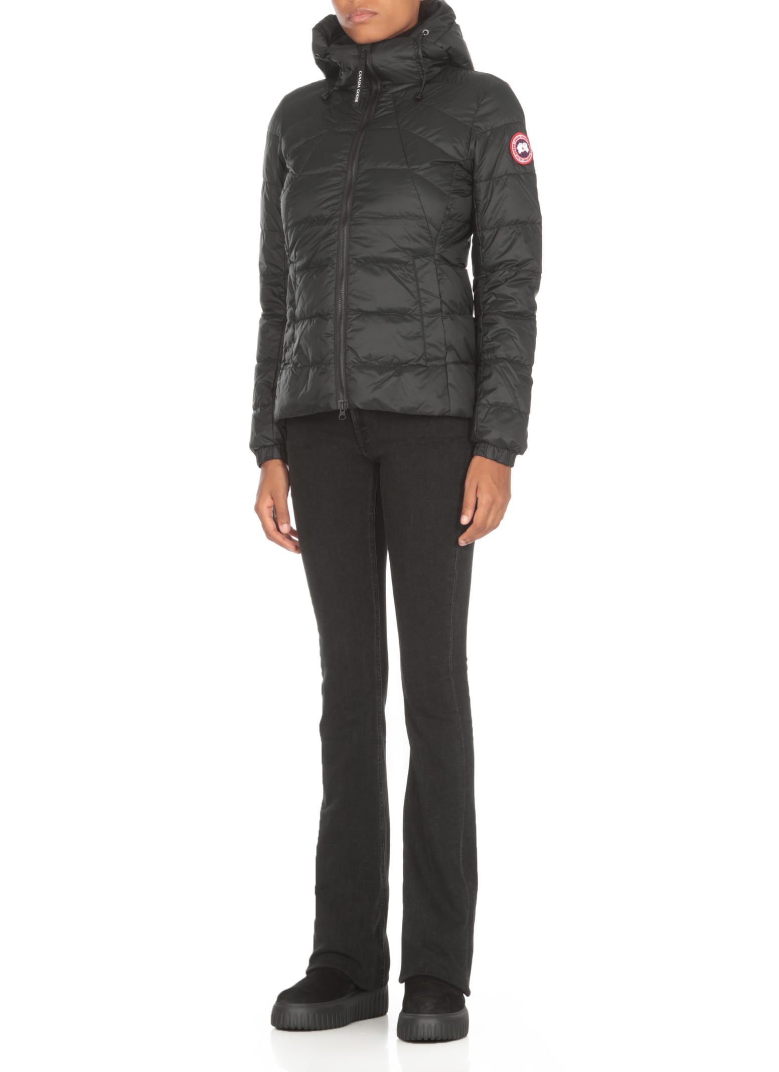 Shop Canada Goose Abbott Down Jacket In Black