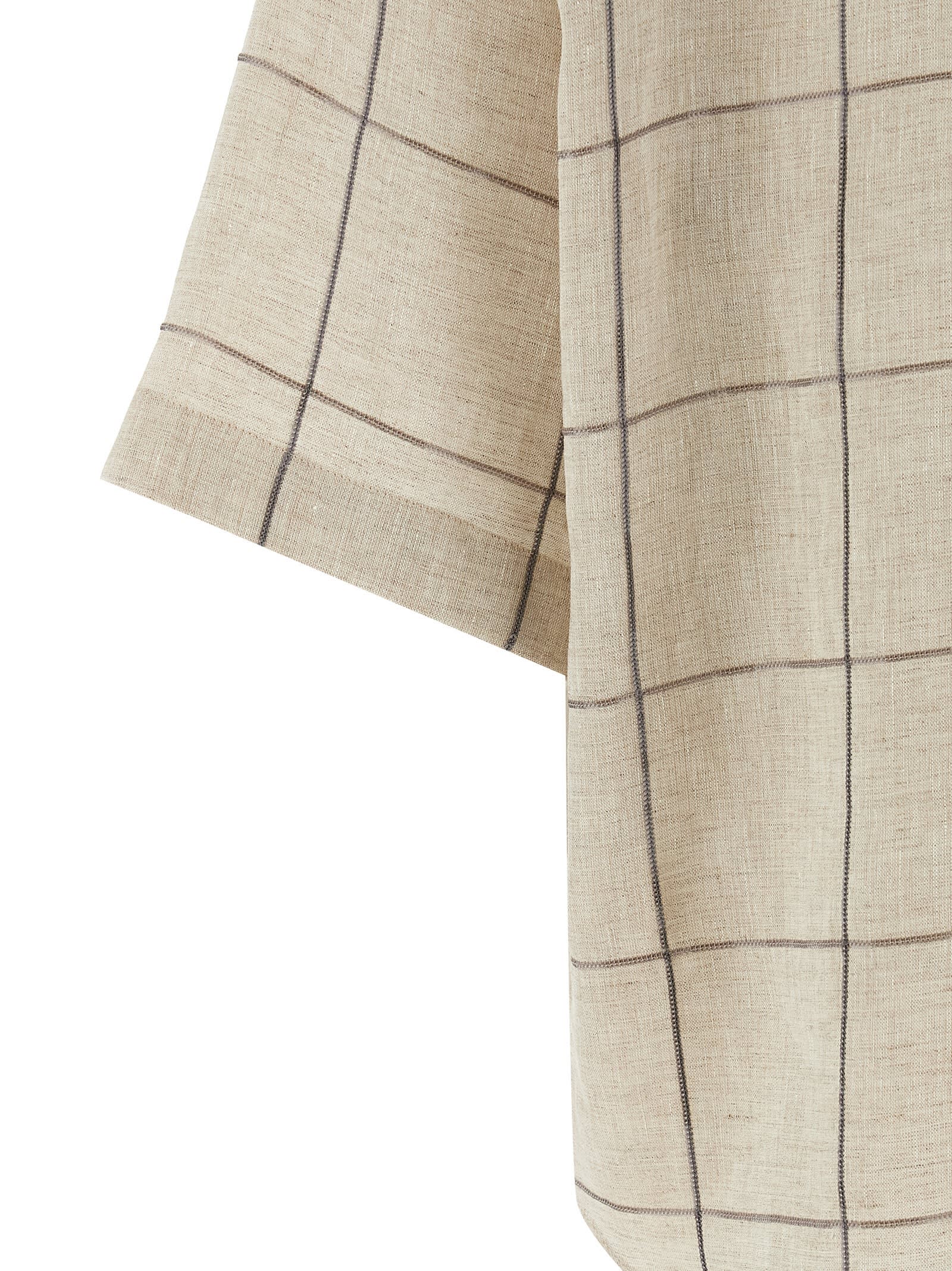 Brunello Cucinelli Checked Short-sleeved Shirt