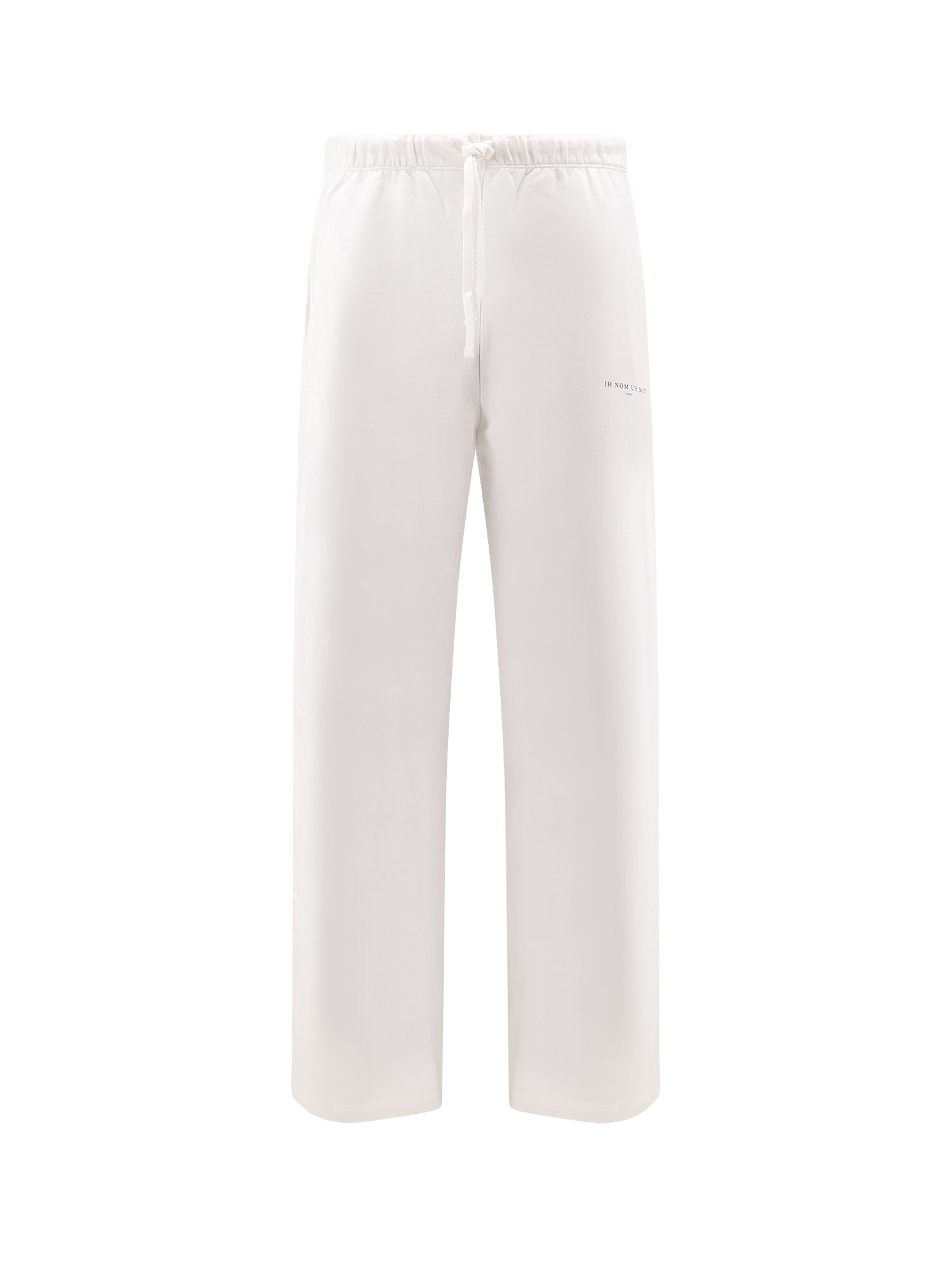 Ih Nom Uh Nit Jogging Cotton Trousers In White