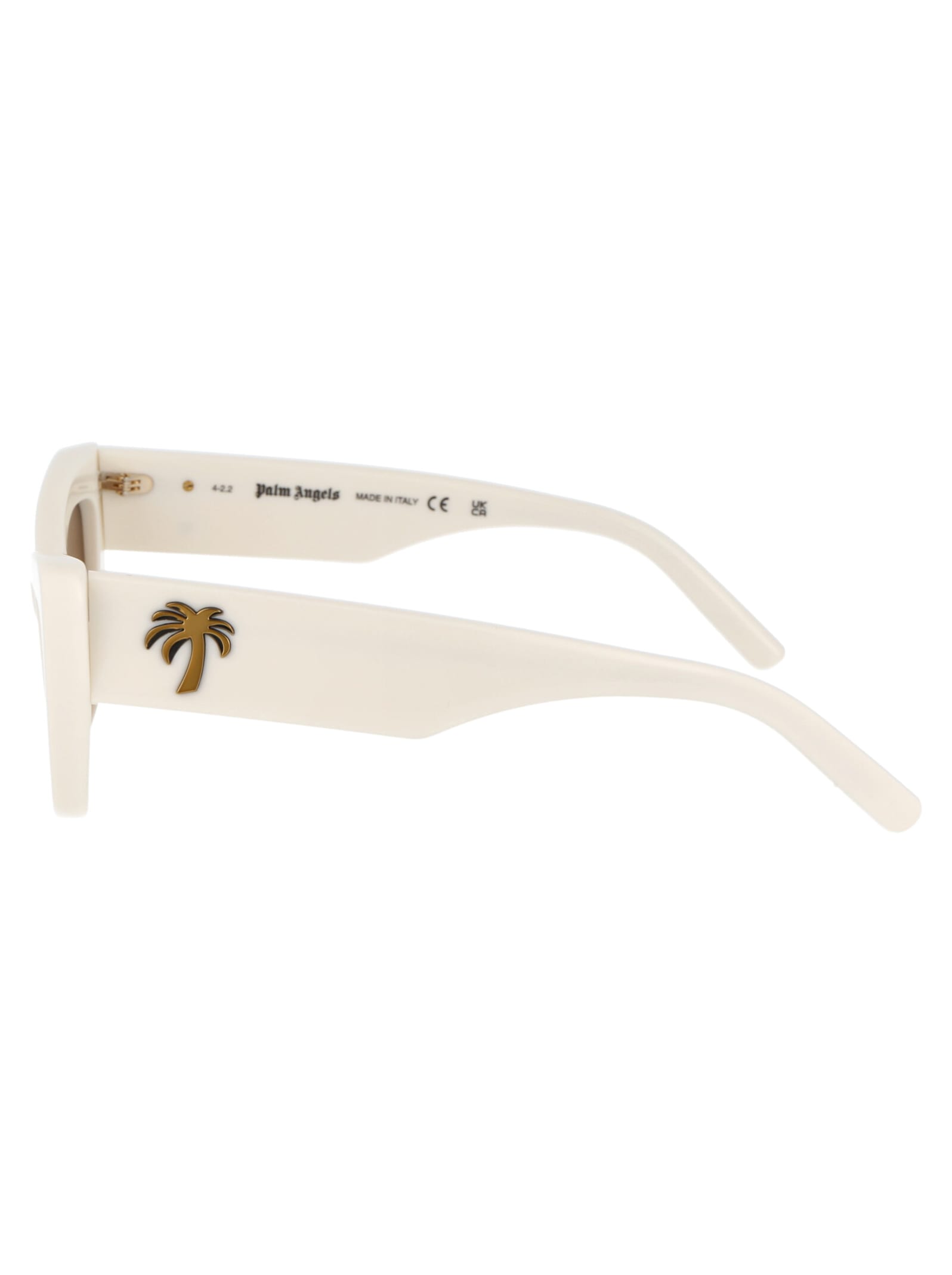 Shop Palm Angels Hermosa Sunglasses In 0160 White