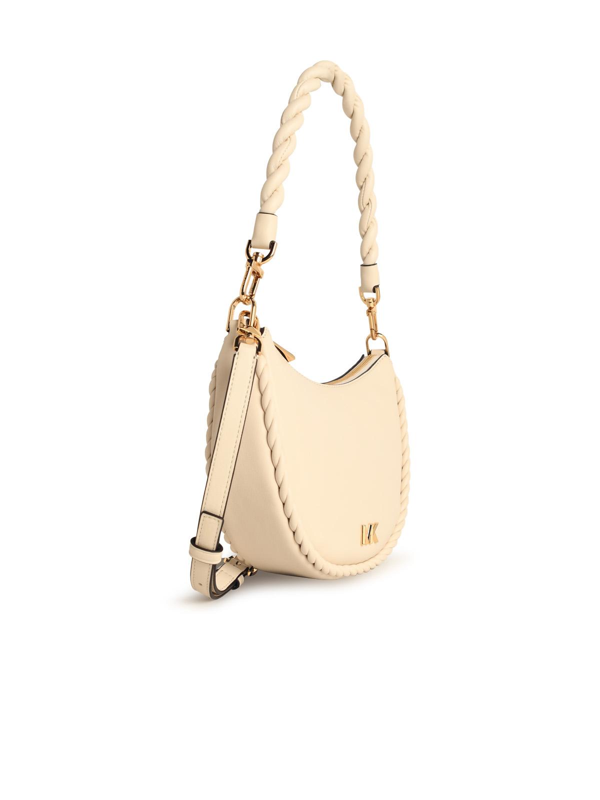 Michael Michael Kors Kyla Cream Leather Bag In White