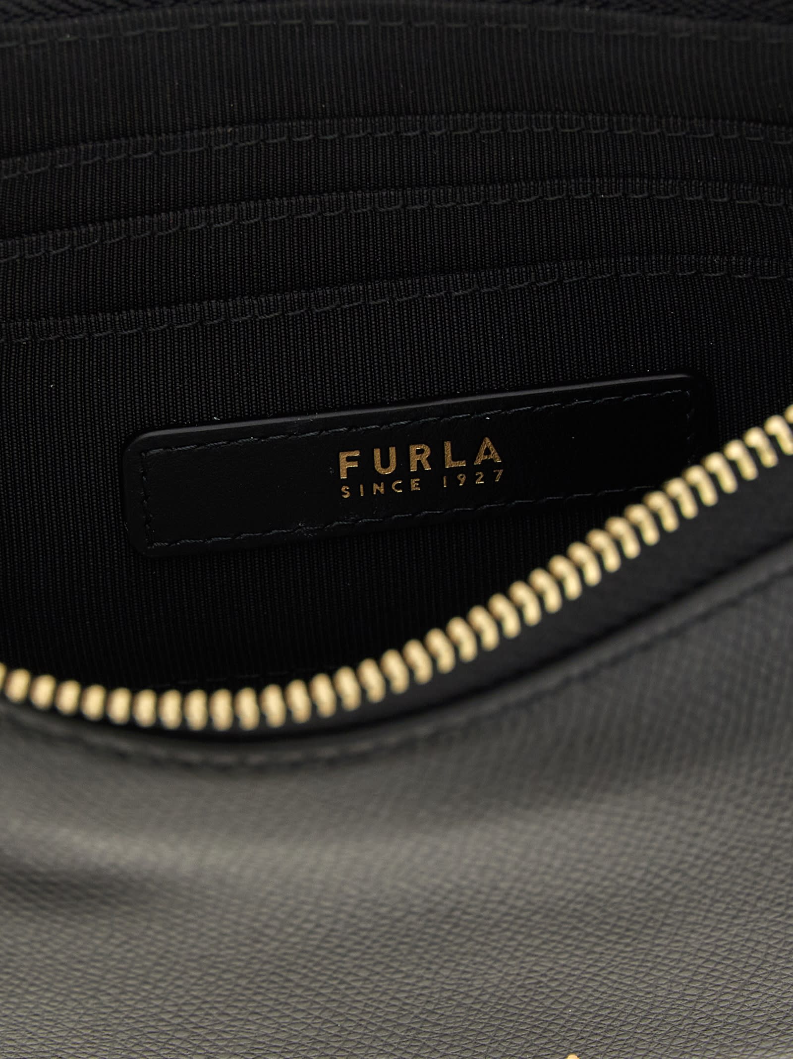 Furla Sfera Mini Shoulder Bag In Black
