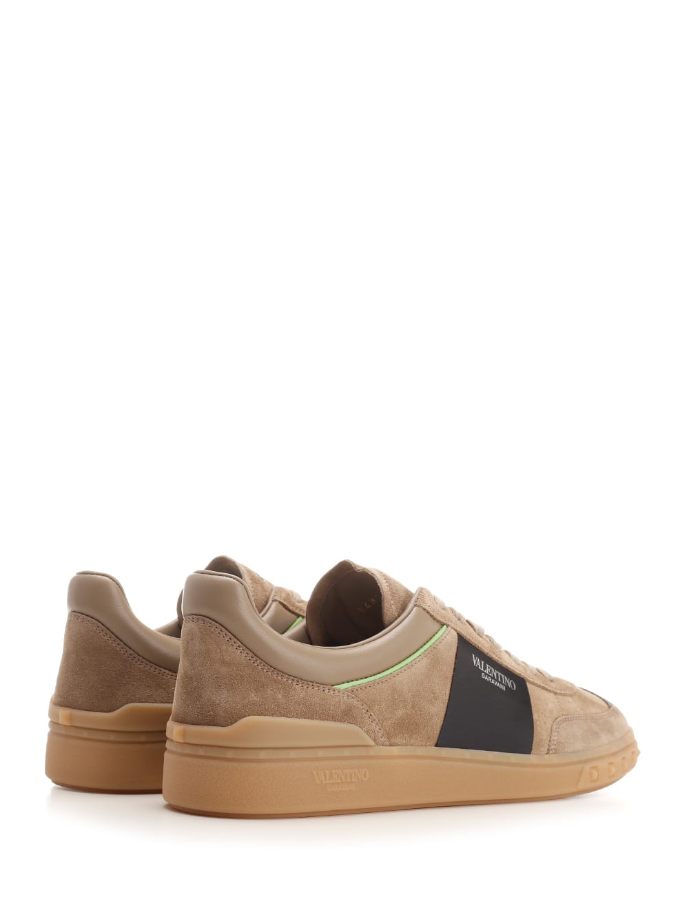 Shop Valentino Upvillage Low Top Sneakers In Brown