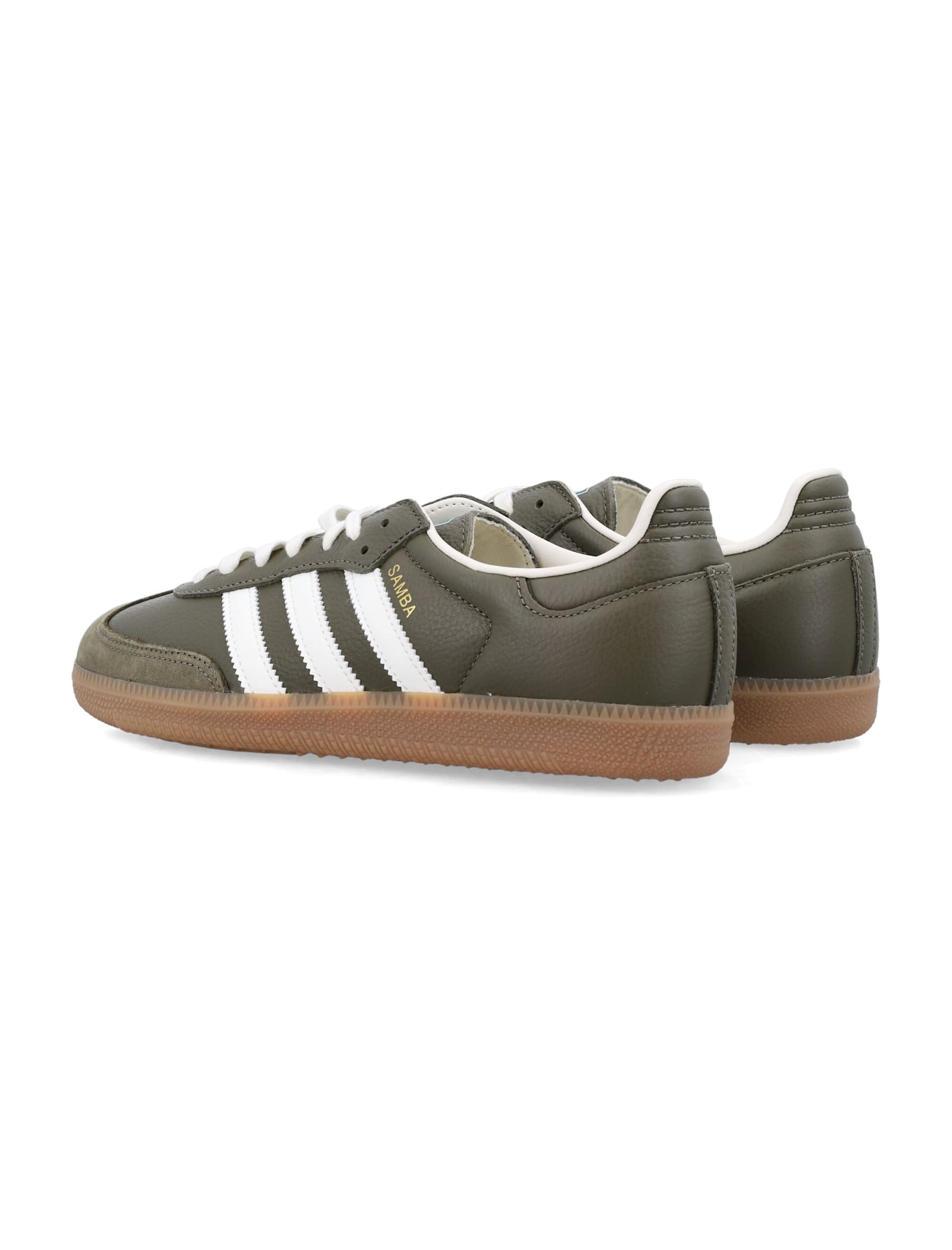 Adidas Originals Samba Og Low-top Sneakers In Green In Gray