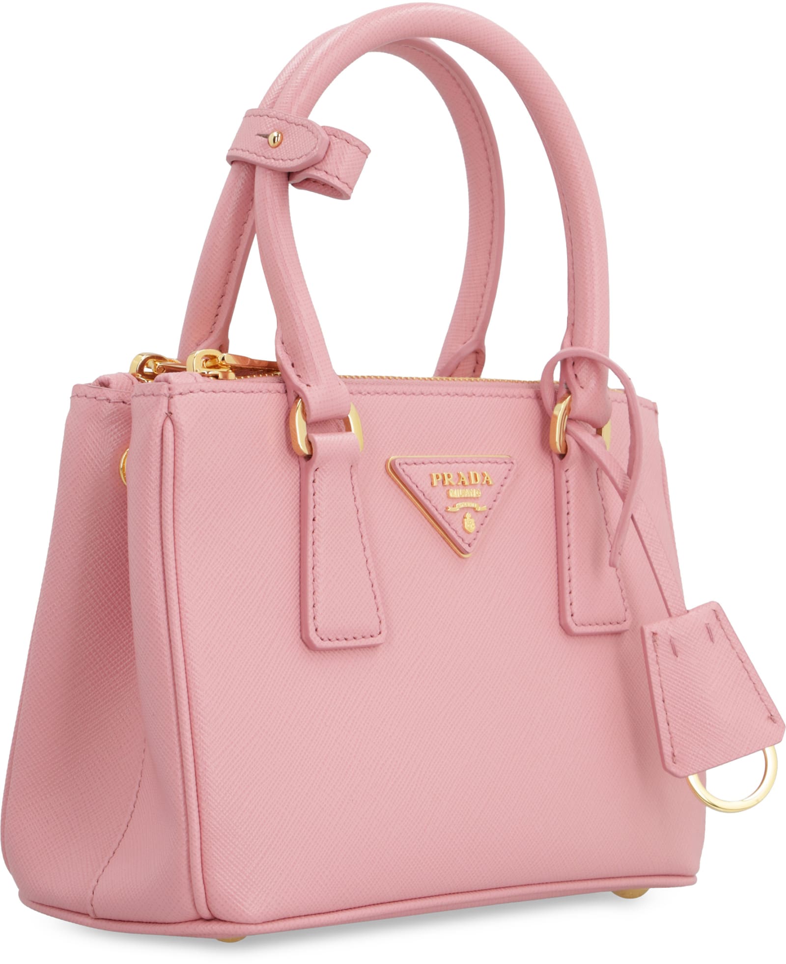 Shop Prada Galleria Handbag In Pink