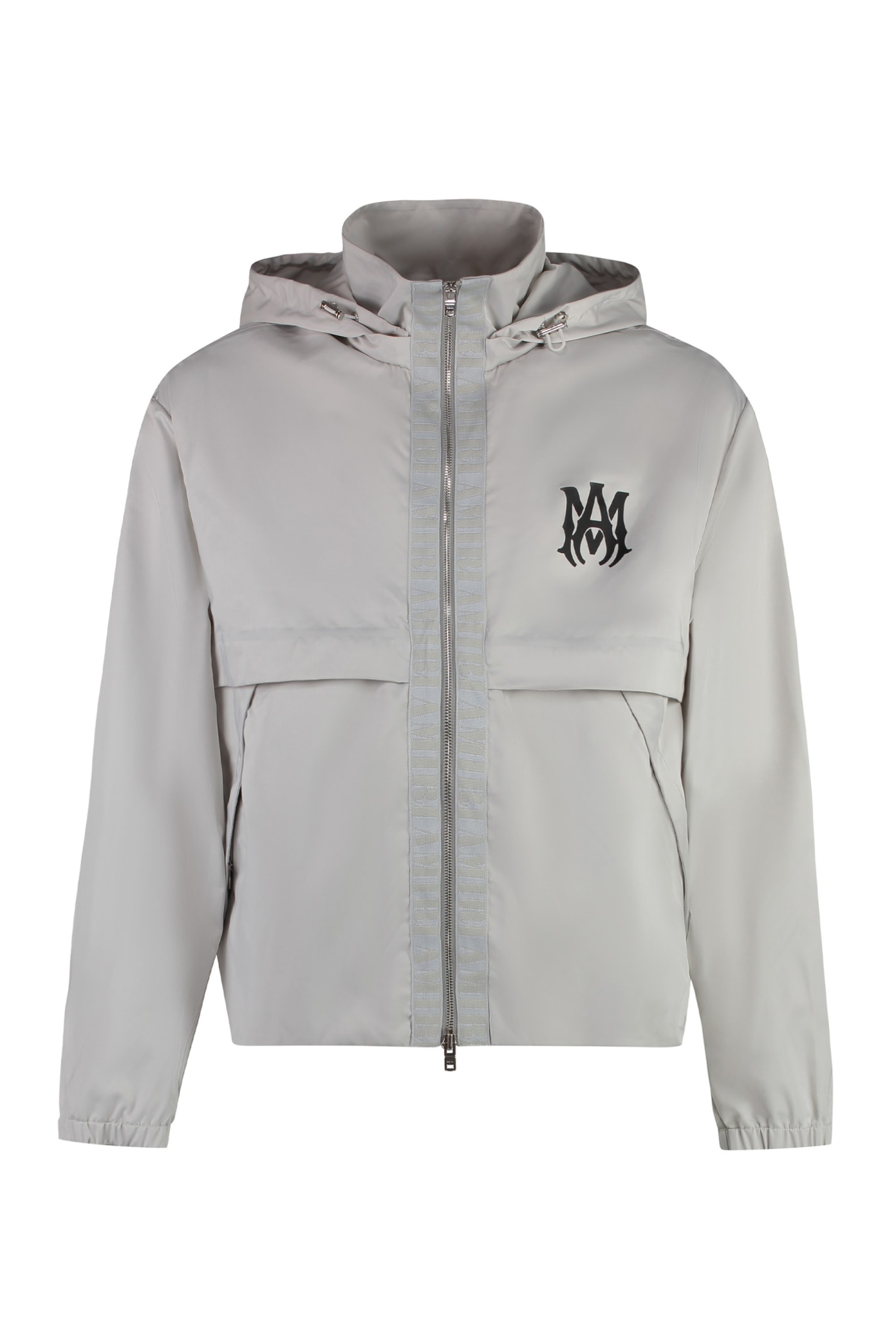 Technical Fabric Hooded Jacket