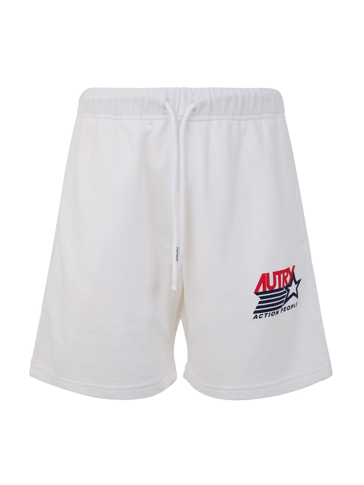 AUTRY SHORTS ICONIC MAN ACTION WHITE