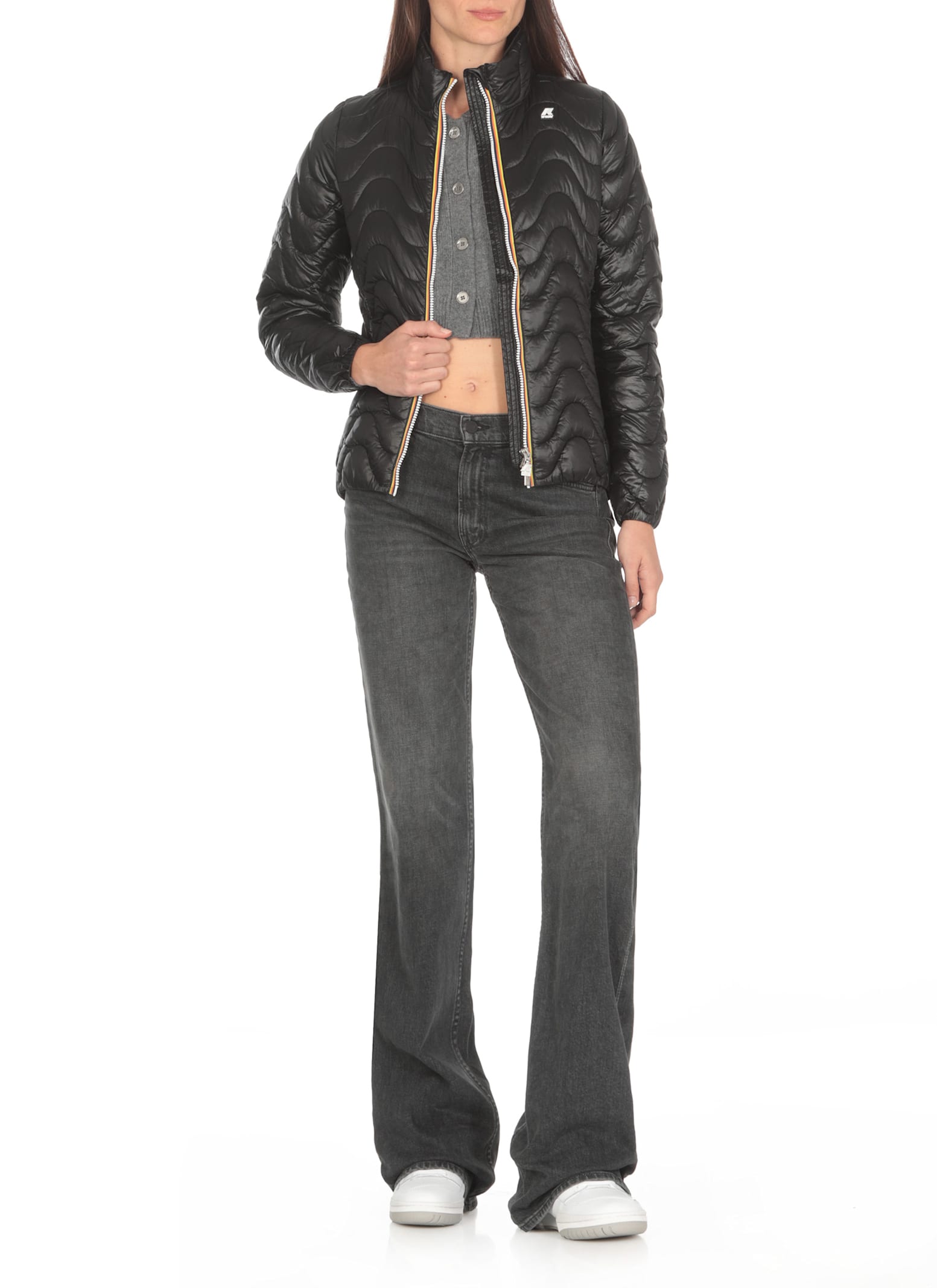 Shop K-way Violette Jacket In Black