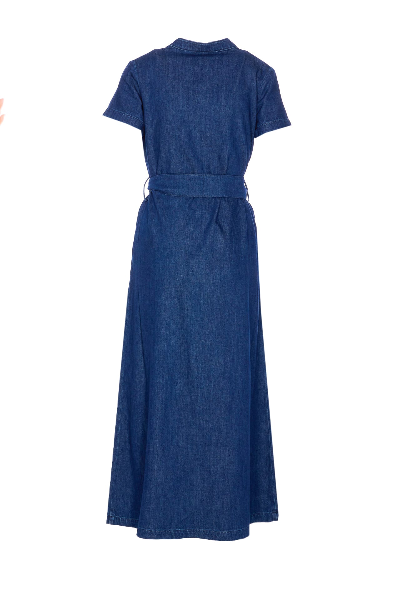 Apc A.p.c. Women Denim Annelie Dress In Blue