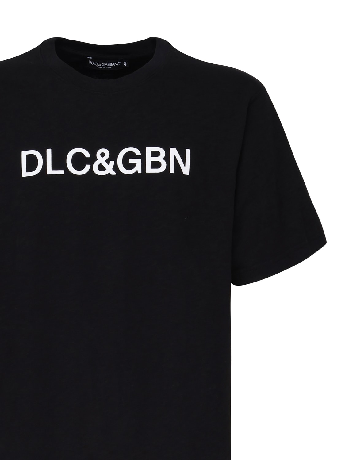 Shop Dolce & Gabbana Cotton T-shirt In Black