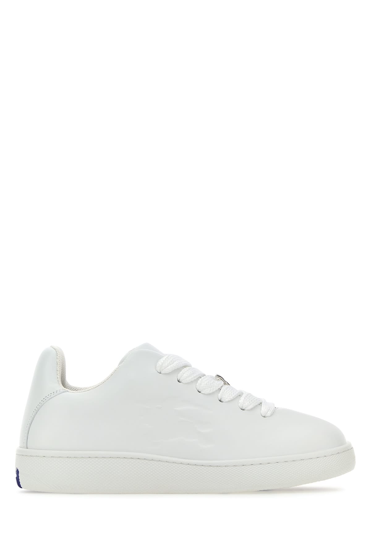 Shop Burberry Sneakers In White